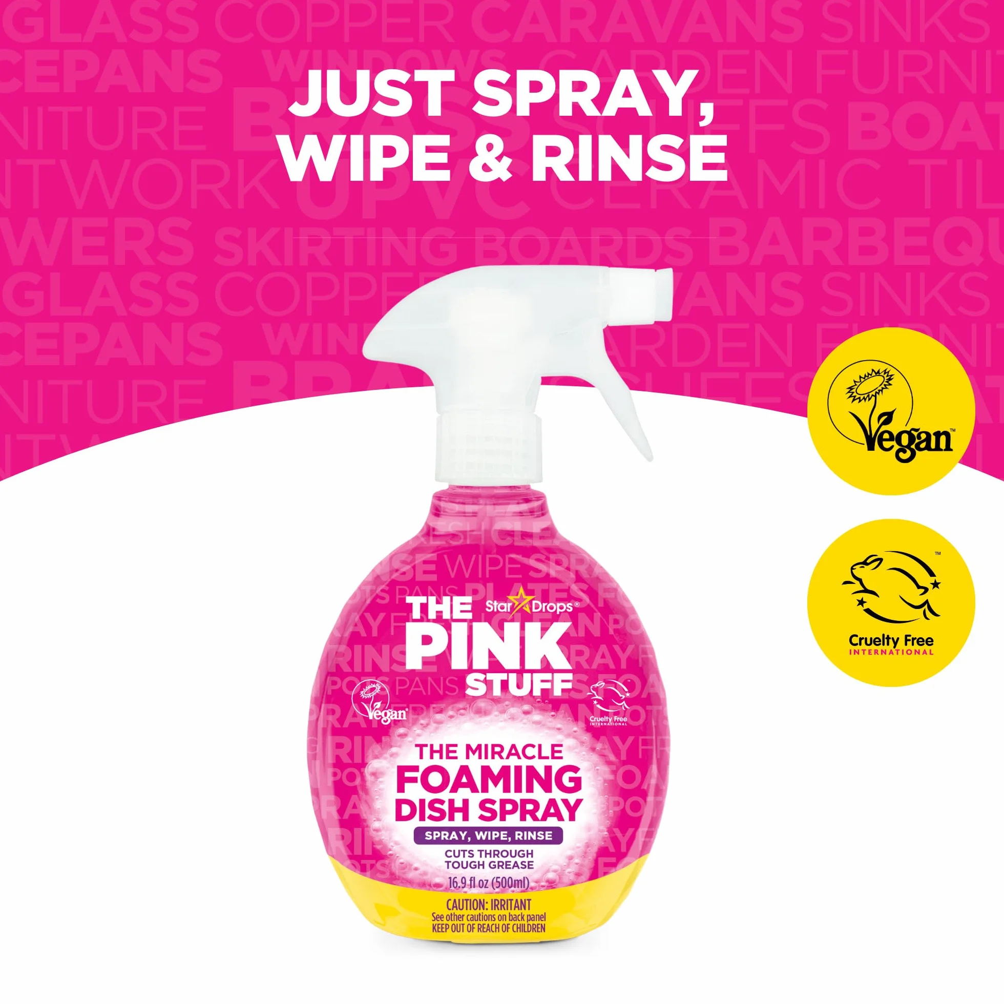 STARDROPS Różowe rzeczy - spray do mycia naczyń