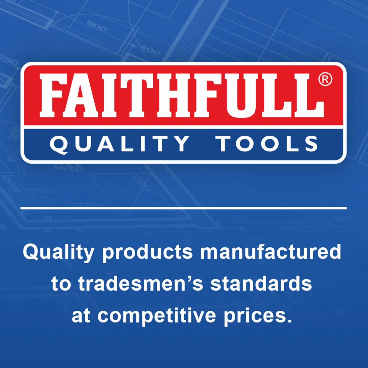Faithfull FAITBB19 Metalowa skrzynka narzędziowa do stodoły 484 mm (19 cali)