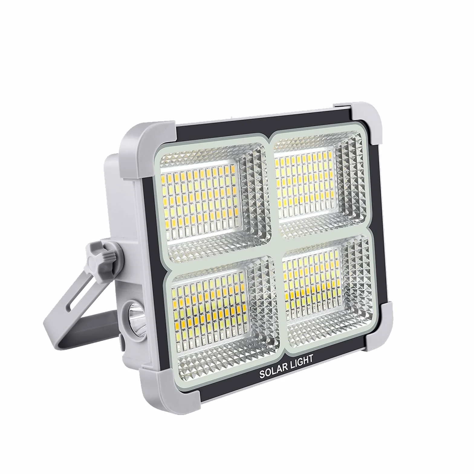 150W Solarna Lampa Robocza Reflektor LED,Fosingut Przenośna USB ładowalna Słoneczna Światło,Magnetyczny/5 Tryby/288LED/11000mAh IP66 Wodoodporne Reflektor Budowlany LED do Kempingu,Wędkowania,Awaryjne