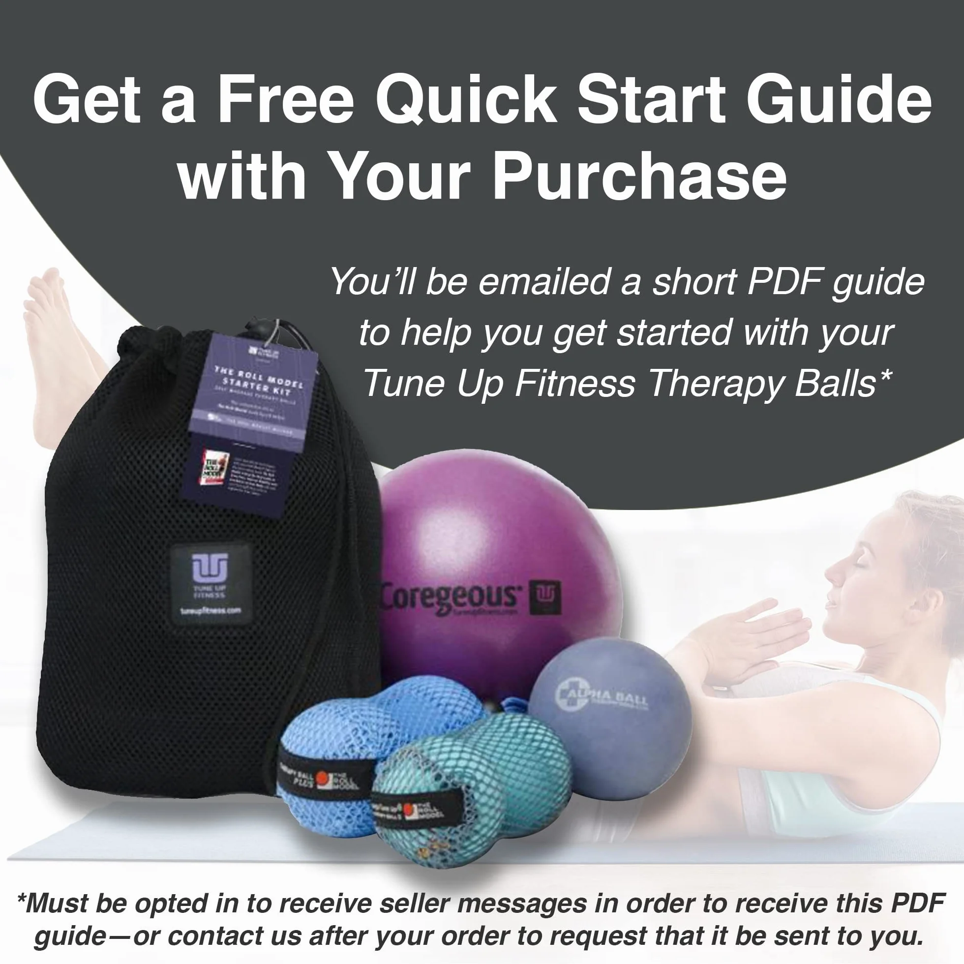 Tune Up Fitness Coregeous Ball Piłka rdzeniowa do uwalniania psoas brzucha i dolnej części pleców