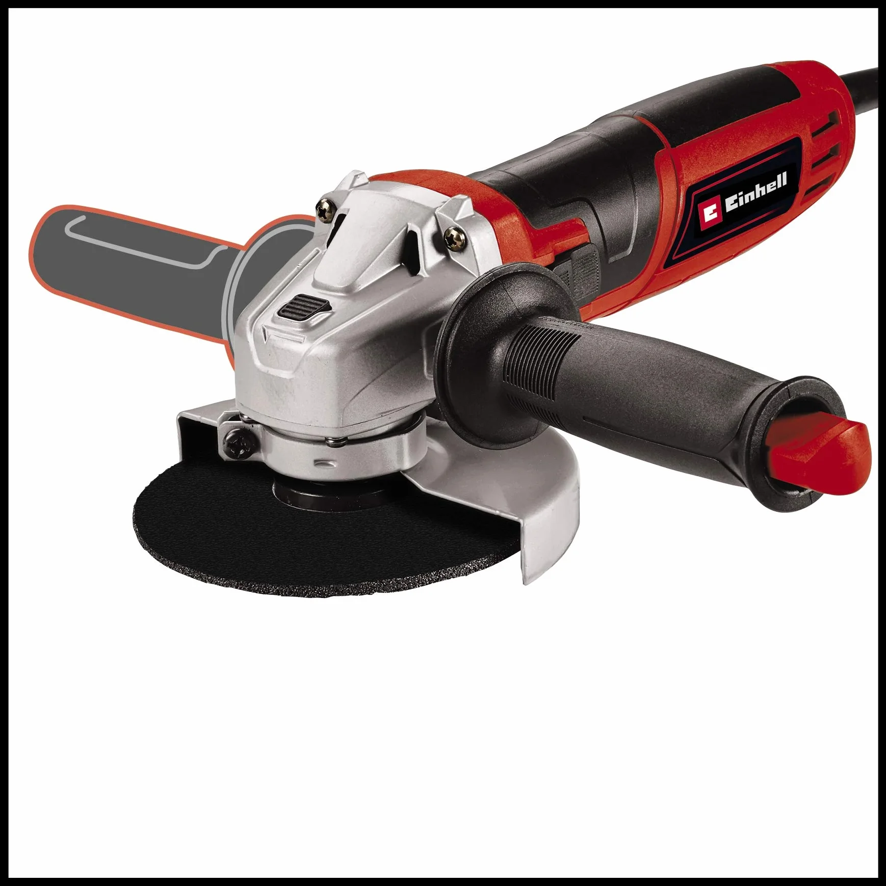 Einhell Tc-Ag Szlifierka Kątowa, Czarny/Czerwony, 125 mm