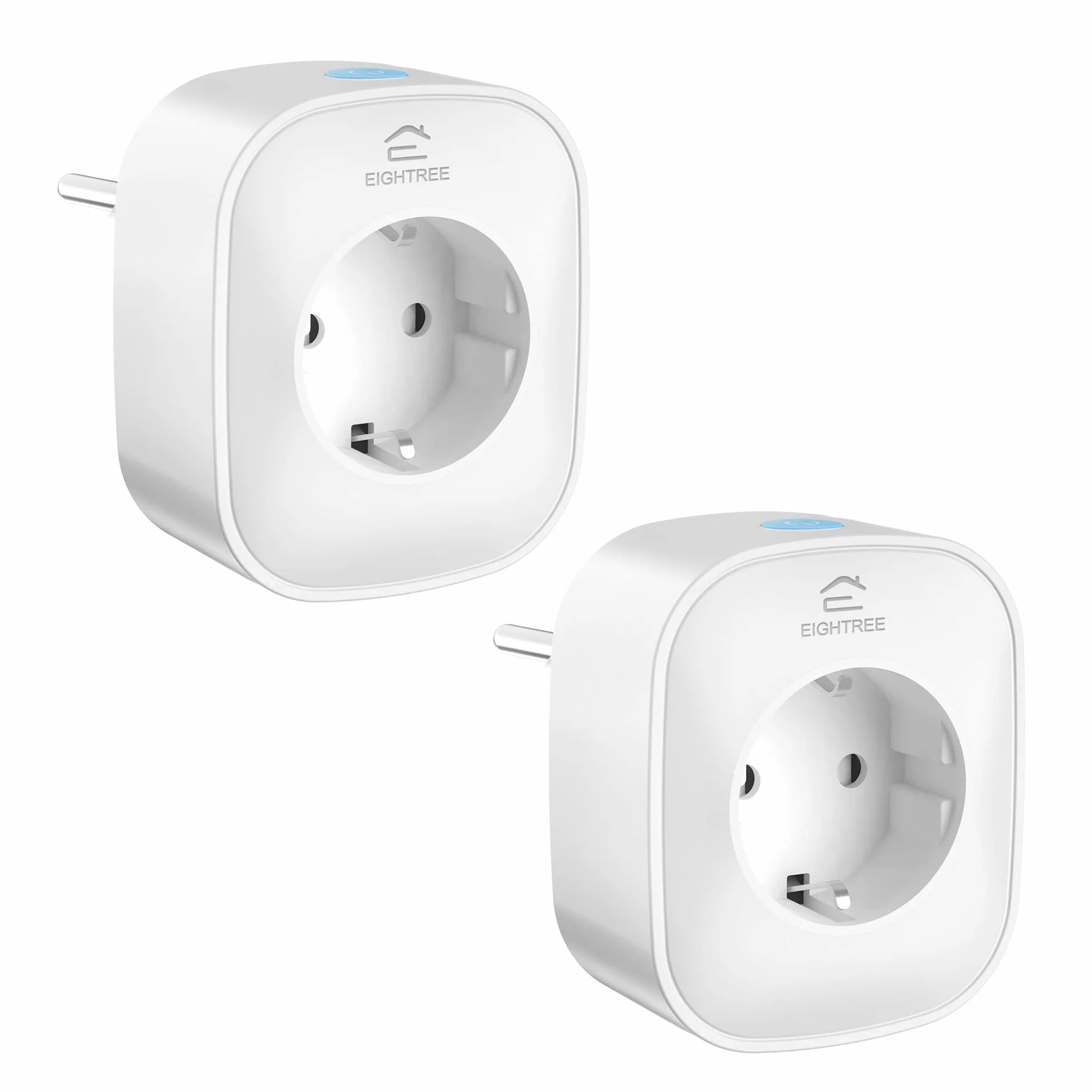 Inteligentne Gniazdko Wi-Fi z Pomiarem Prądu 2 sztuki 16 A Smart Home Alexa Google Home