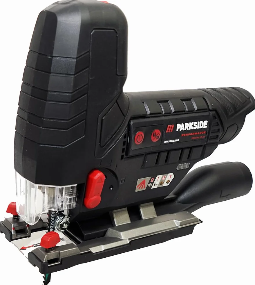 HEADNMORE Bundle – PARKSIDE PERFORMANCE® 12 V akumulatorowa wyrzynarka PPSTKA 12 + breloczek do kluczy HEADNMORE® (akumulator 2 x 4 Ah)