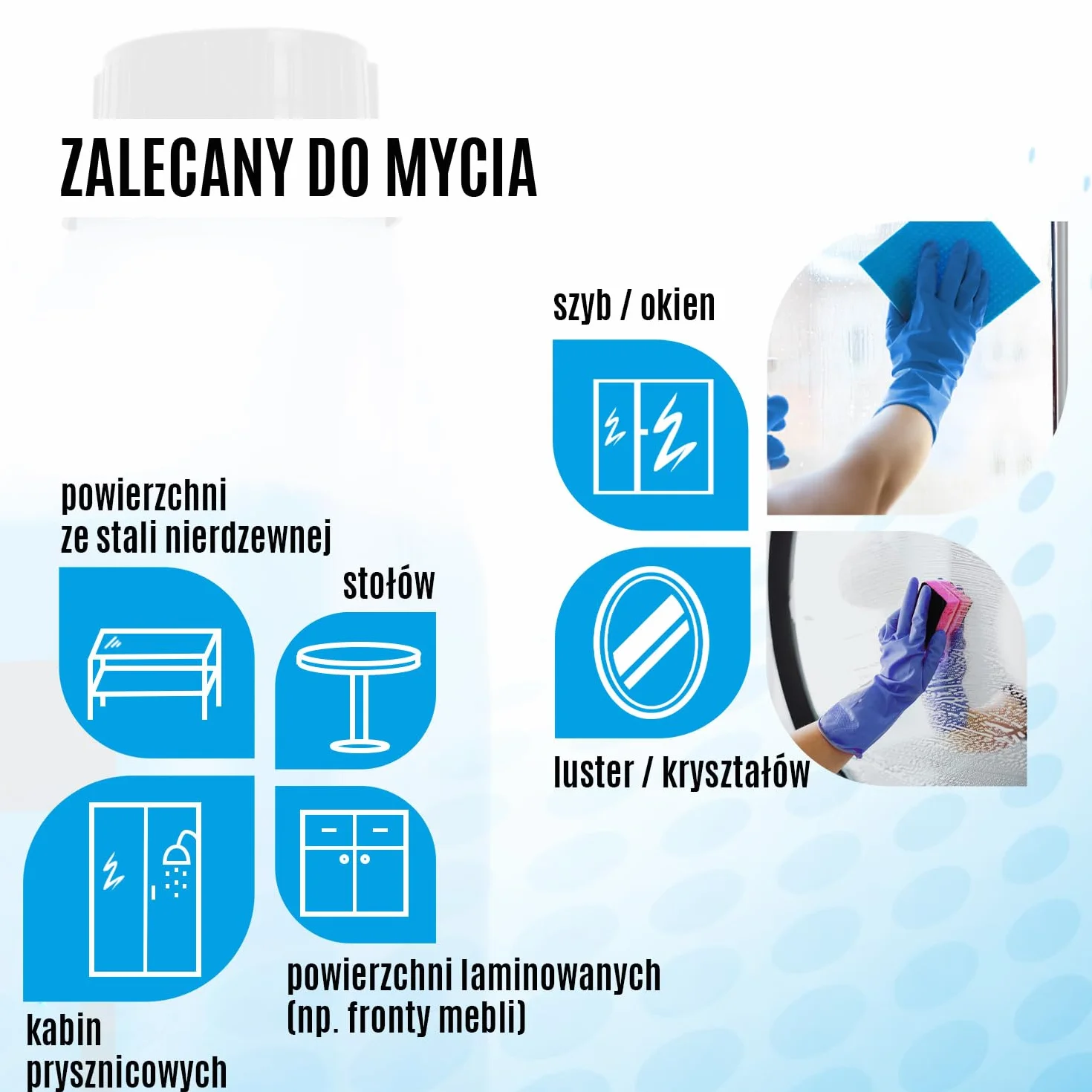 Clinex Glass 1 l – skuteczny środek do czyszczenia szyb – mocny środek do czyszczenia okien – szkło ceramiczne – czyszczenie okien – dokładne czyszczenie szyb