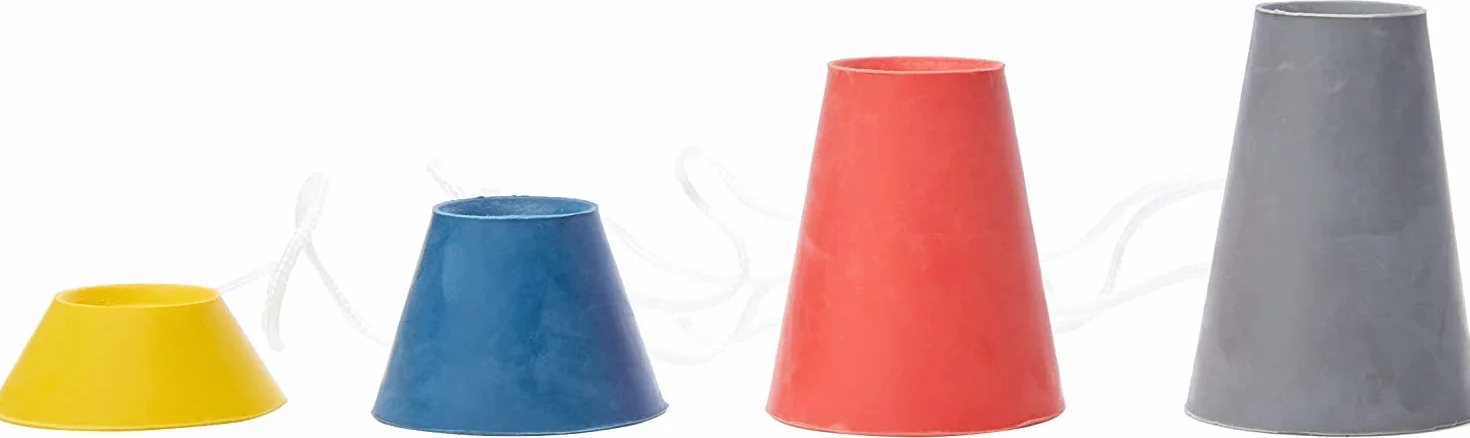 Longridge Jumbo gumowe zimowe tees (4 sztuki), wielokolorowe, jeden rozmiar