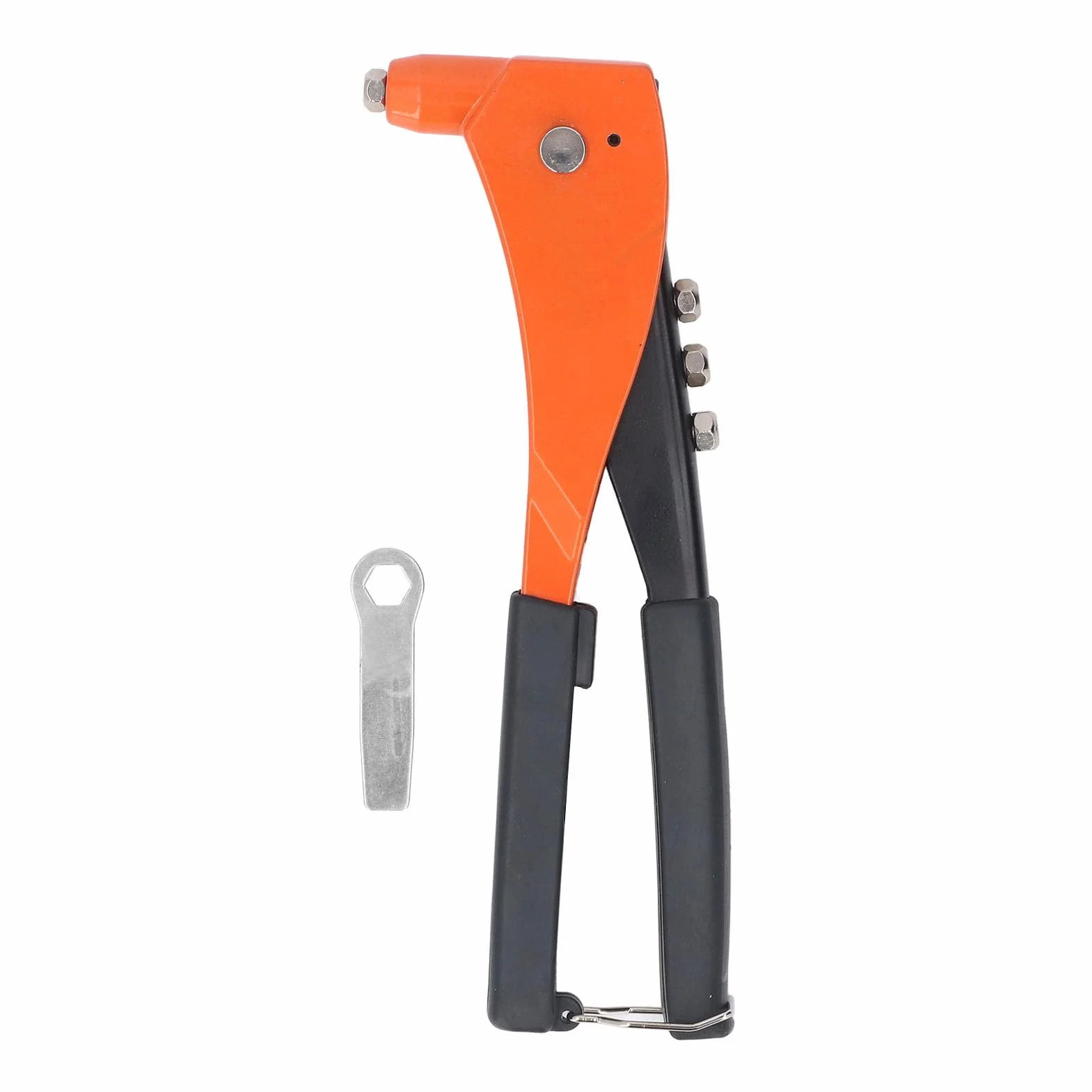 Ręczny Pistolet do Nitowania 2,4 Mm 3,2 Mm 4 Mm 4,8 Mm 4 Wymienne Głowice Ergonomiczna, Oszczędzająca pracę Nitownica Ręczna do Motoryzacji, Kolei, Mebli, Instrumentów