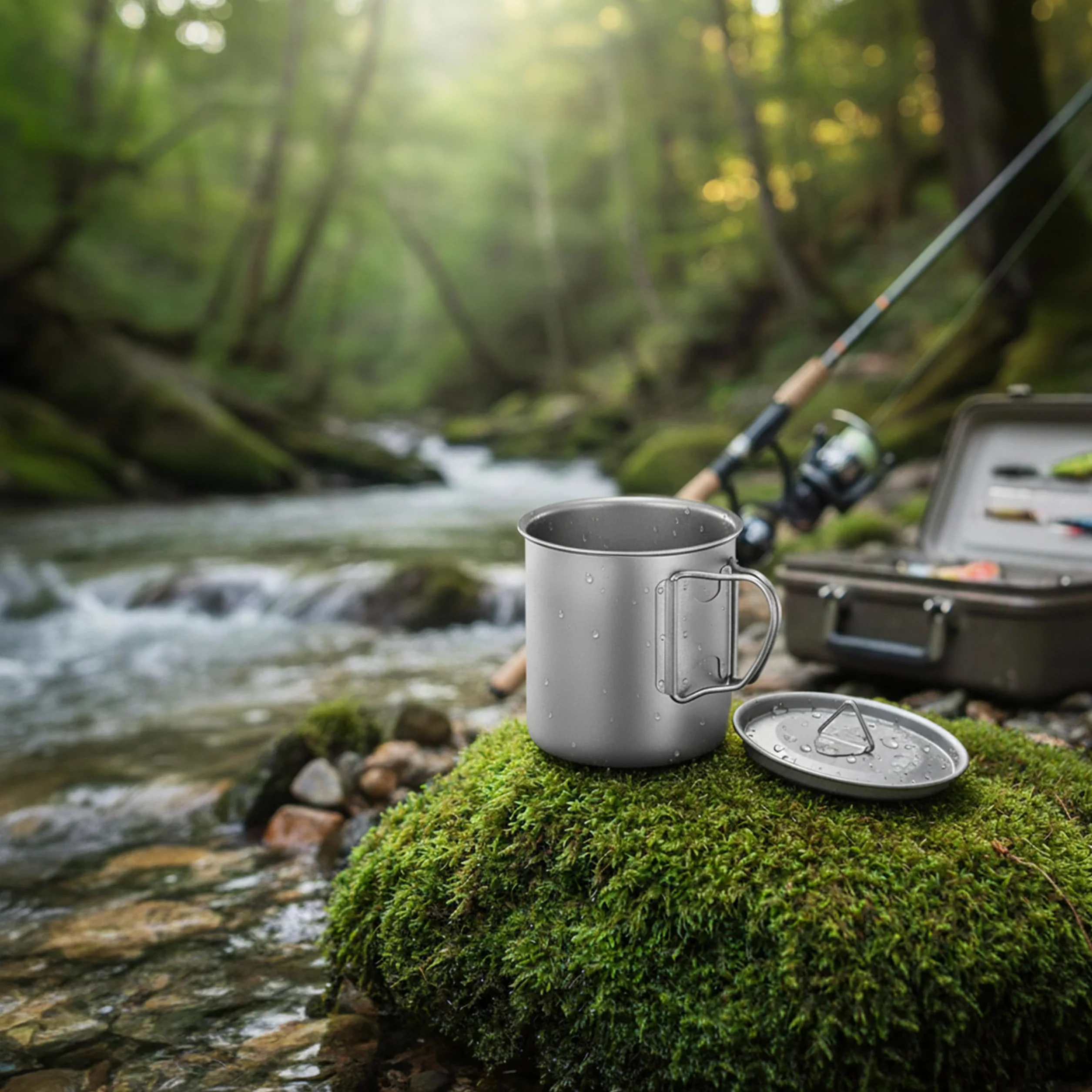 Kempingowy garnek tytanowy kubek miska outdoorowa piknik wędrówki tytanowe naczynia 600 ml