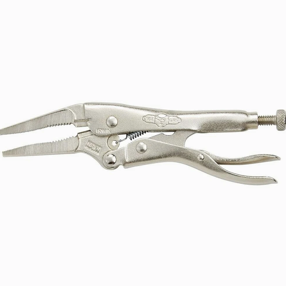 IRWIN Vise-grip Oryginalne szczypce z blokadą, długi nos, 10 cm (1602L3), 100 mm