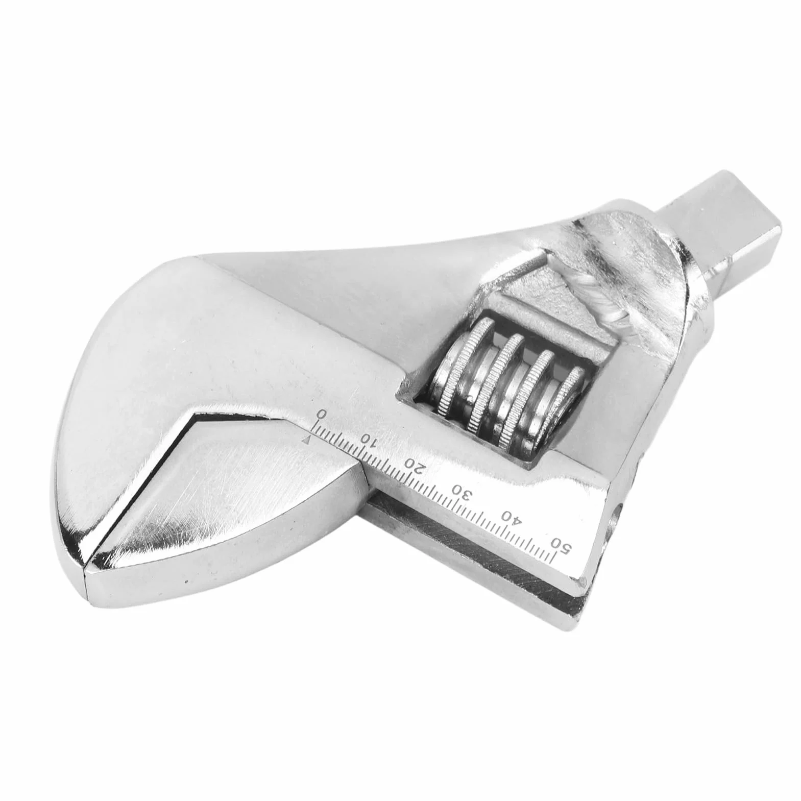 Głowica do Wymiany Klucza, Stal Wanadowa, Klucz Nastawny Klasy Przemysłowej, Narzędzie Skrętne o Dużym Rozwarciu dla Mechaników (0–48 mm / 0–1,9 cala)