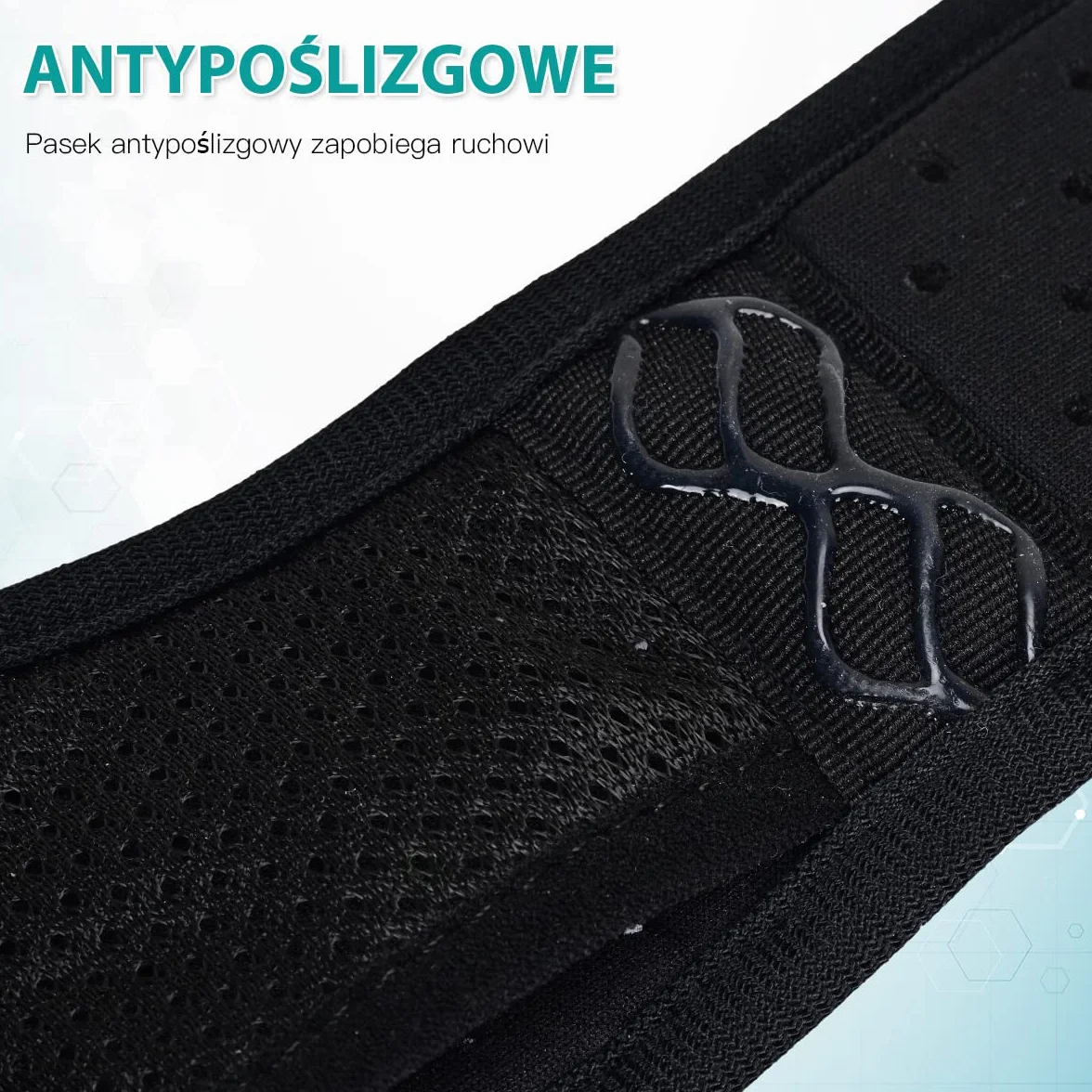 Tenbon Pas przepukliny dla mężczyzn i kobiet Lewa lub prawa strona działająca ból pachwiny Kratownica z wyjmowanymi podkładkami kompresyjnymi do przed lub po operacji mosznowej (Czarny, średni)