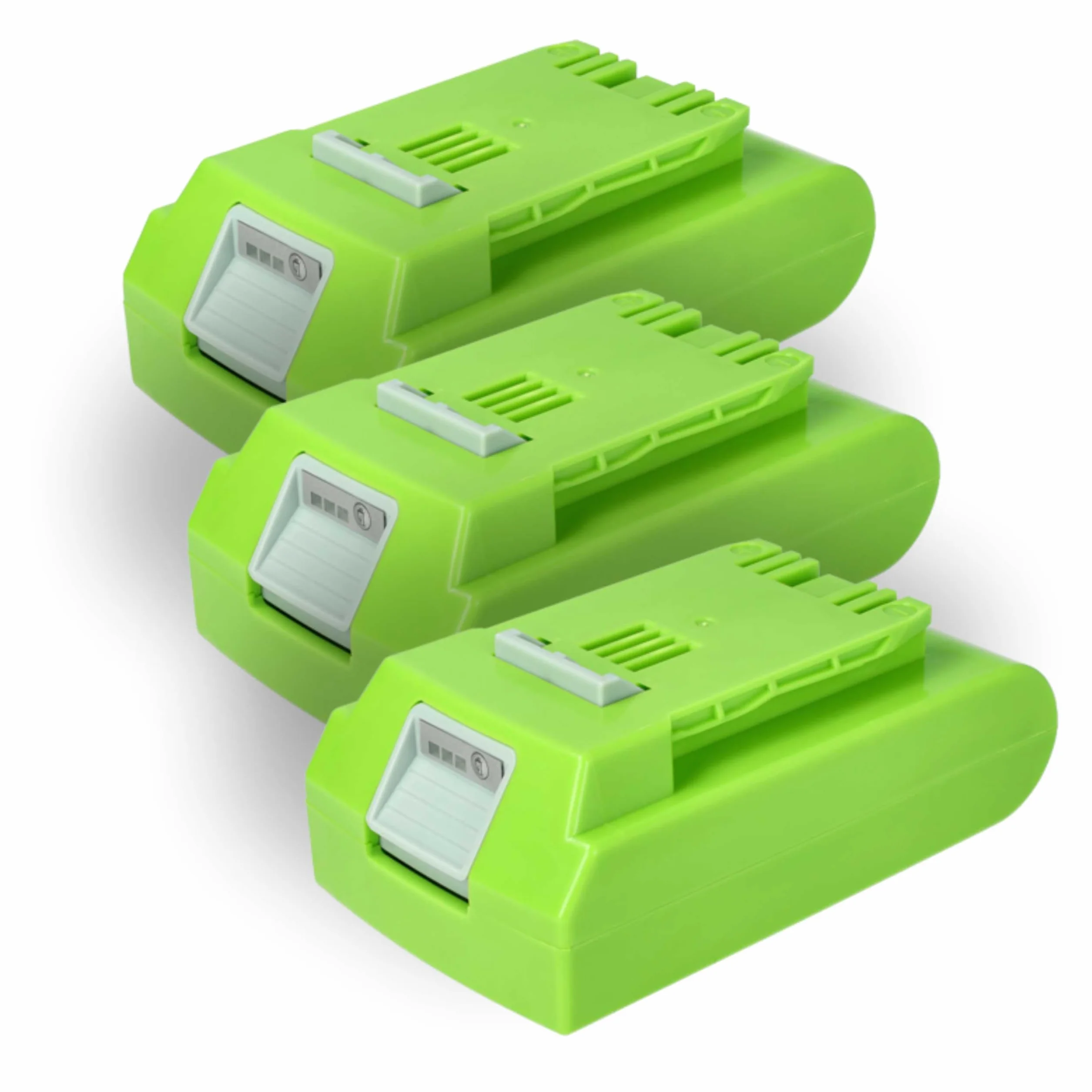 vhbw 3 x akumulator litowo-jonowy 2000 mAh (24 V) do narzędzi elektrycznych Greenworks 210007 Tools 24 V podkaszarka Deluxe jak 29322, 29807.