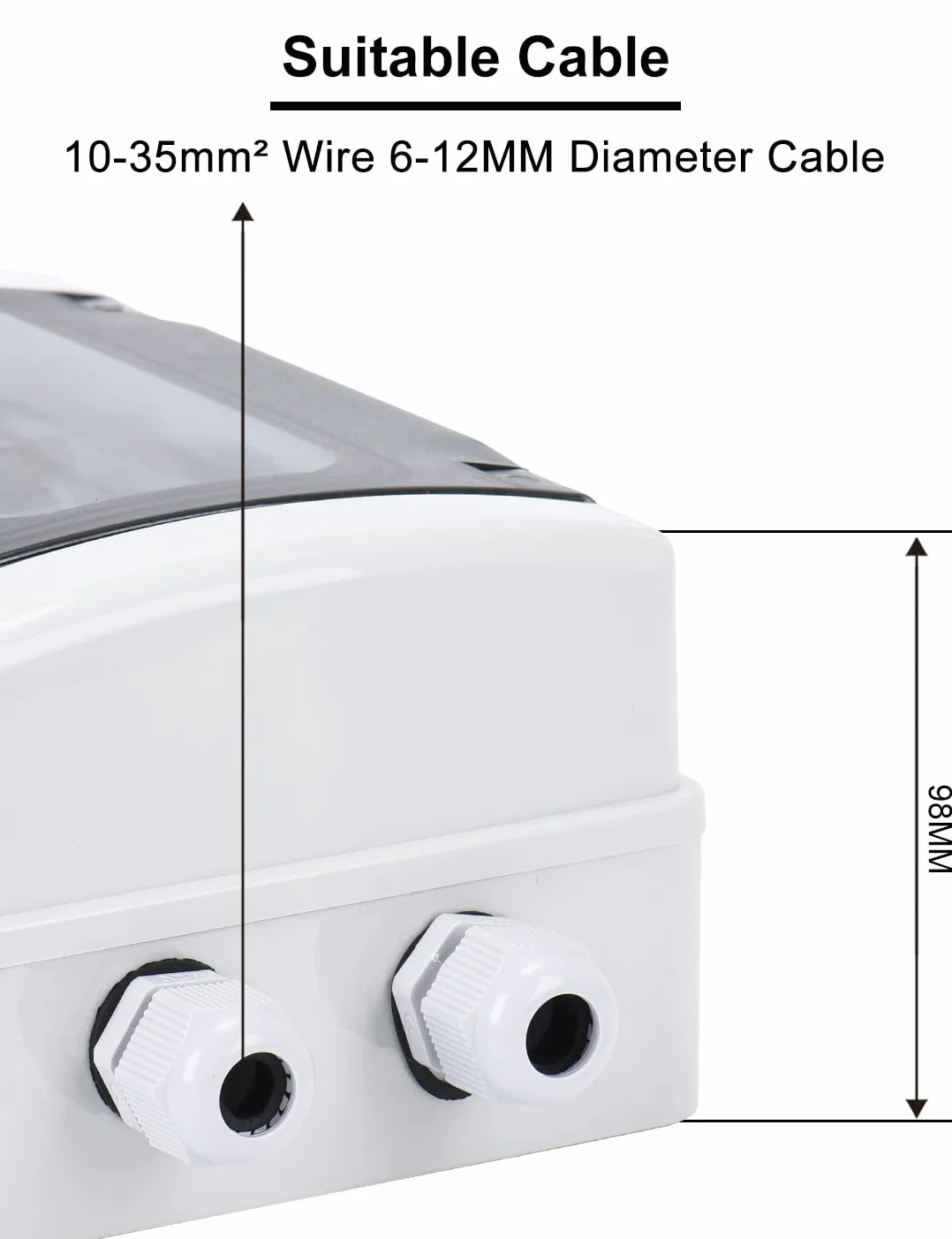 DIHOOL Wyłącznik nadprądowy DC 12V 120A 2-biegunowy IP65