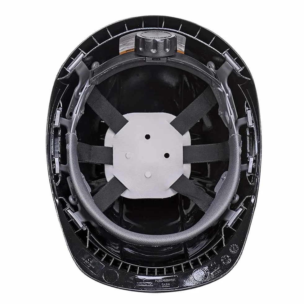 Portwest PC55 Helm Endurance z miejscem na identyfikator, Zielony