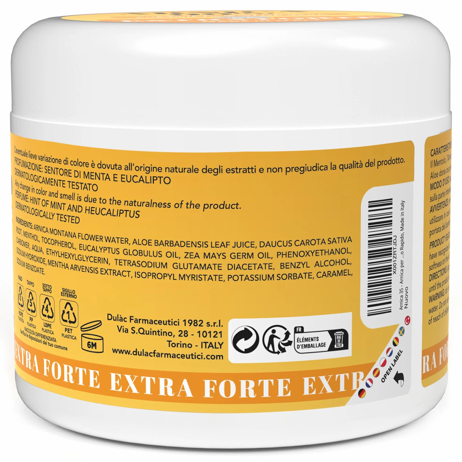Arnica 35 Kremowy Żel do Ciała z Mentolem, Eukaliptusem i Aloesem 500 ml