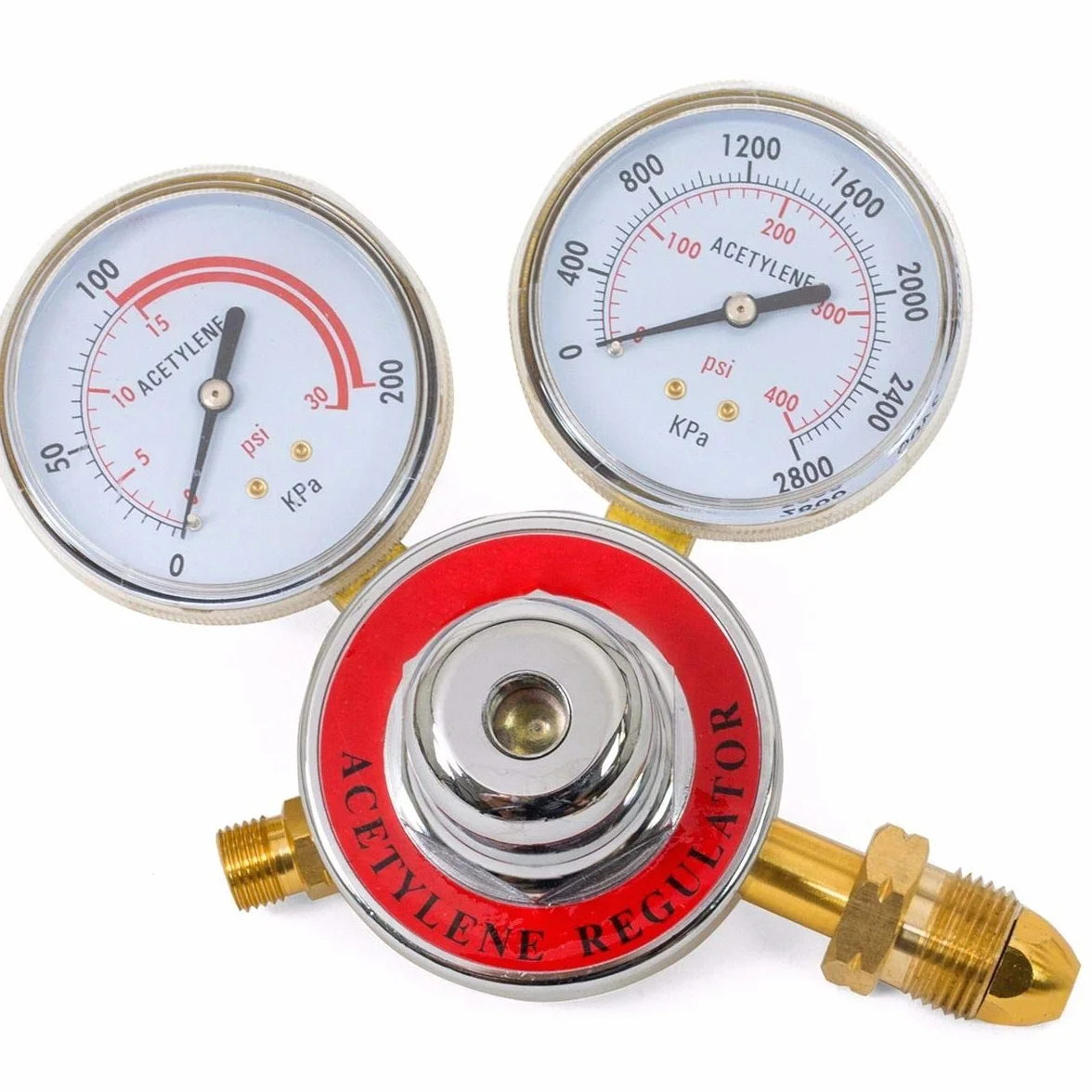 XtremepowerUS Zestaw palnika do cięcia lutowania tlenowego i acetylenowego, gazowy z 3 dyszami, zestaw regulatora węża o długości 11,5 stóp CGA 540, etui do przenoszenia gogli