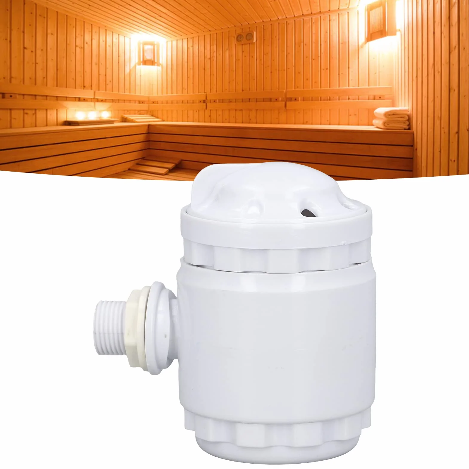 Walfront Parowa Dysza Aromaterapii Plastikowa G1/2 Męska Efektywna Dyfuzja Pary dla Sauny i Spa