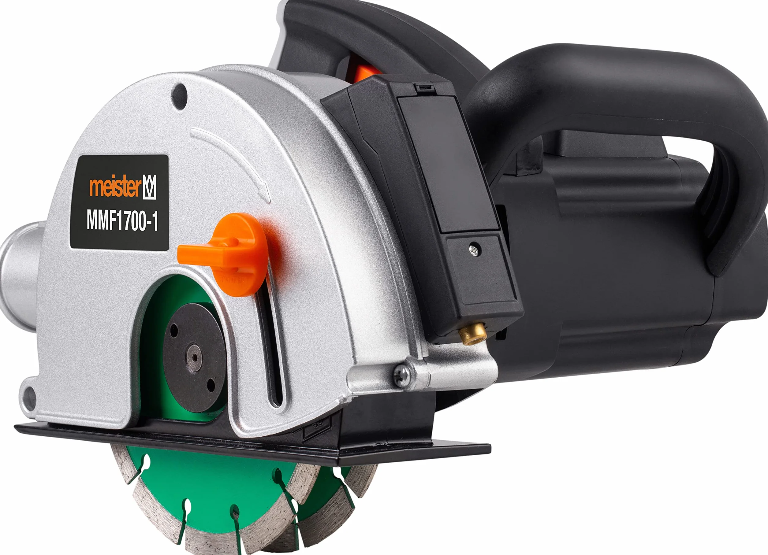 Meister Bruzdownica 1700 W, MMF1700-1 - w zestawie 2 diamentowe tarcze tnące Ø 150 mm - szerokość rowka do 29 mm - głębokość cięcia 40 mm - laserowa pomoc do znakowania/frezarka ścienna z odsysaniem