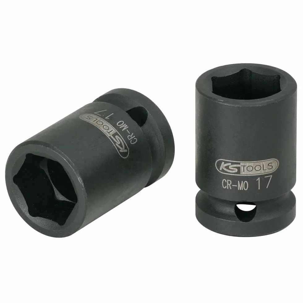KS Tools 515.1021 1/2" Wzmocniony klucz nasadowy sześciokątny, krótki, 21mm