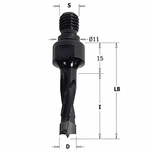 ATT, Punta Filet Tato Cieco F/HW S = 10 mm Średnica 6 x 40 x 55 Sx 11 M (DE)