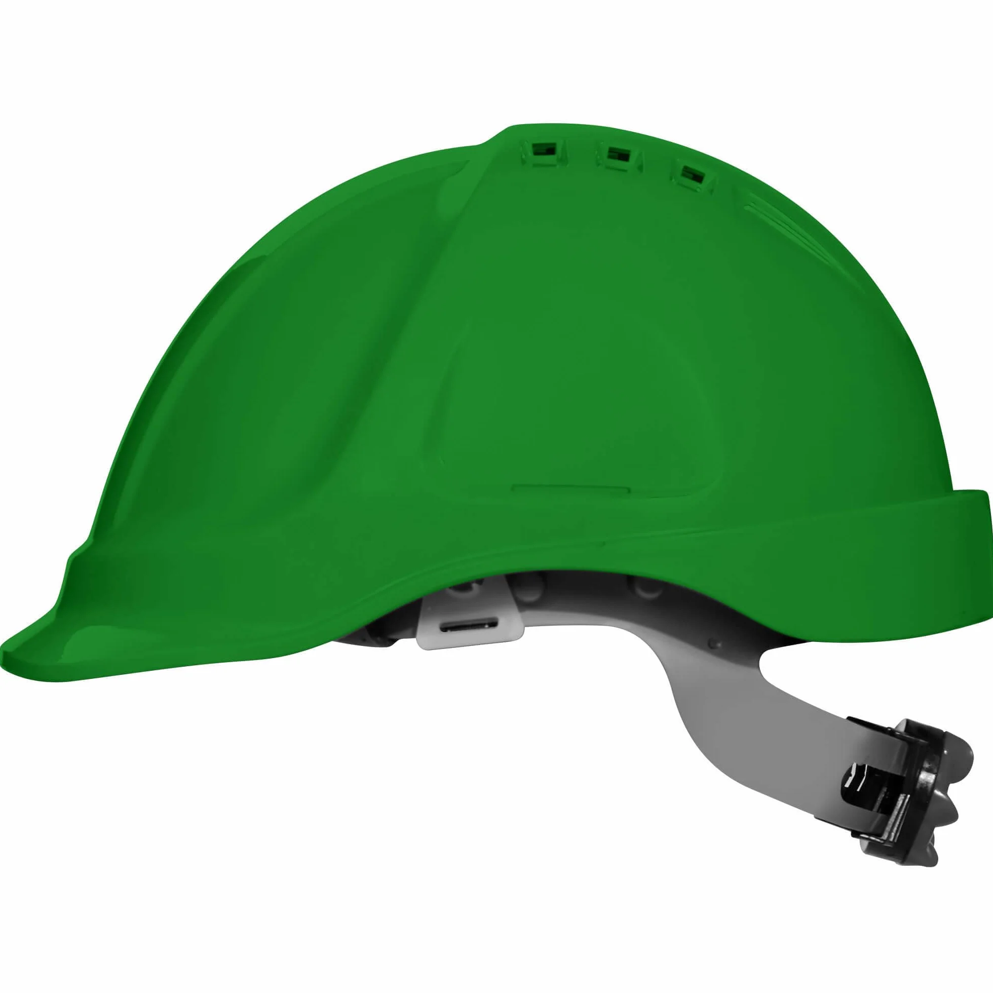 Stenso Kask budowlany, kask ochronny dla pracowników budowlanych, certyfikat EN 397, rozmiar 52-63 cm, materiał ABS z 6 otworami wentylacyjnymi, śruba HDPE, sztuczna skóra, odporny na pot, 360 g, 3