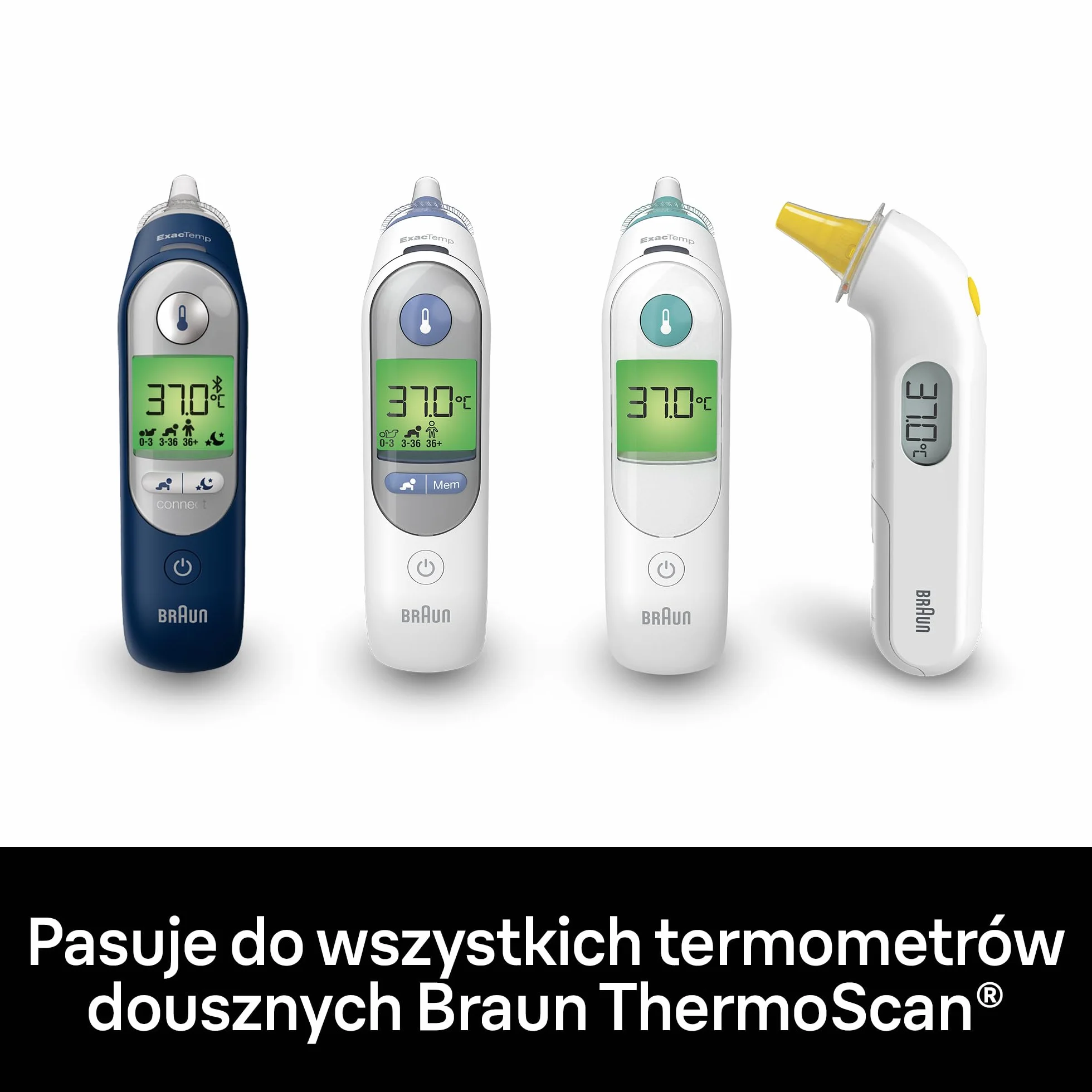 Jednorazowe końcówki Braun do termometrów dousznych Braun, LF40