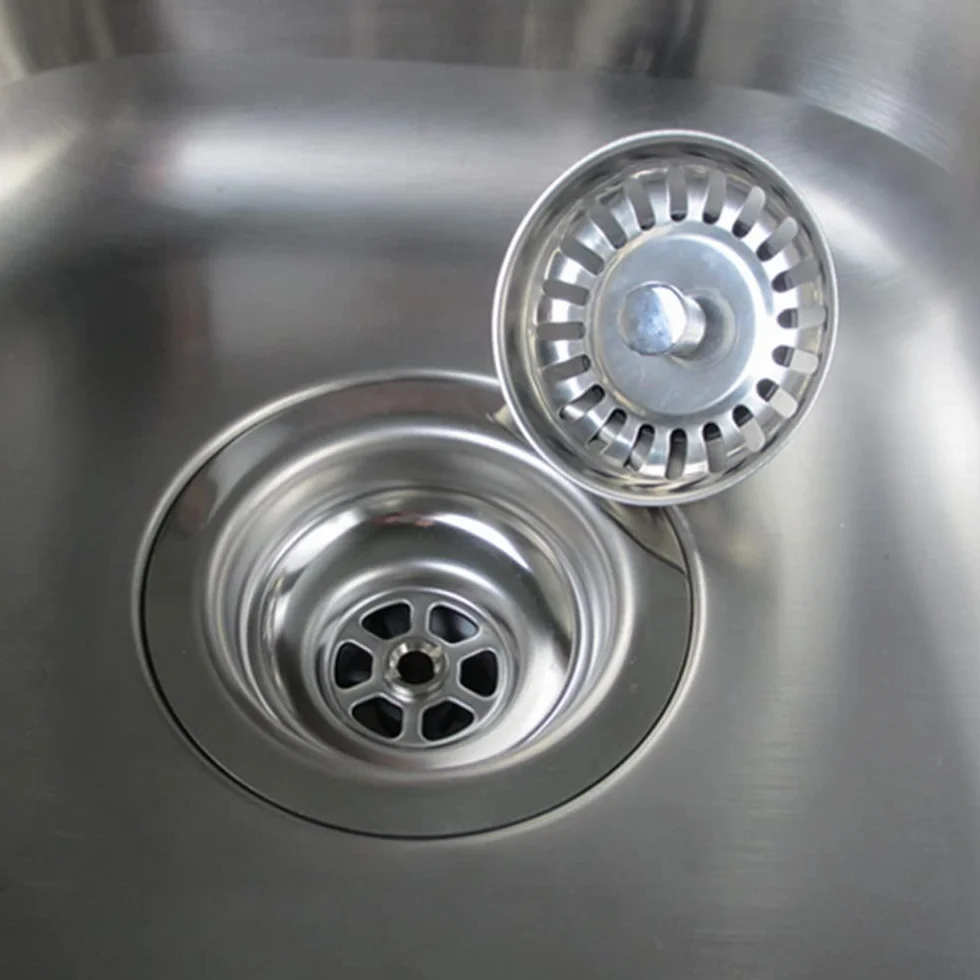 Talea 304 stal nierdzewna 5,5 cm długa śruba zlew kuchenny 114 mm miska typ odpływ sitko odpływowe z przelewem 2 typy przepływ XK186GE