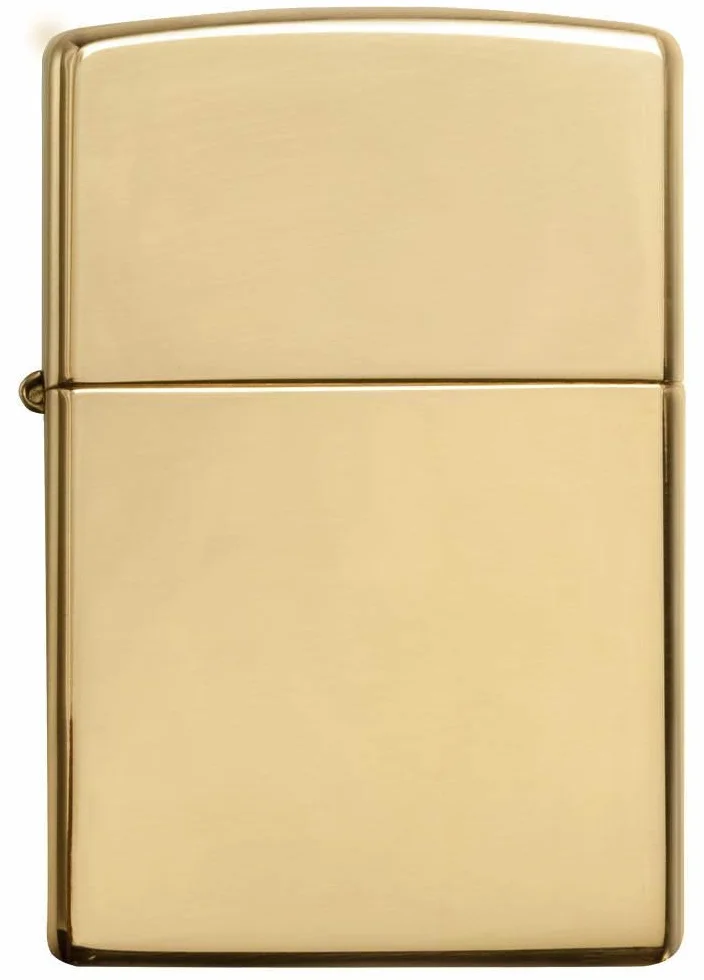 Zippo Zapalniczka Sztormowa, Chromowana (High Polished Brass Heavy Wall), Model Podstawowy, do Napełniania, Wielokrotnego Użytku, Odporna na Wiatr, Pudełko Prezentowe, Wyprodukowana w USA