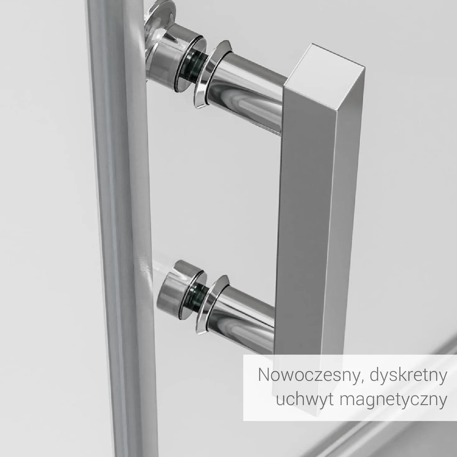 BERNSTEIN Kabina prysznicowa narożna kabina prysznicowa 8 mm nano mechanizm podnoszenia i opuszczania ESG szklany parawan prysznicowy EX416-100 x 100 x 195 cm