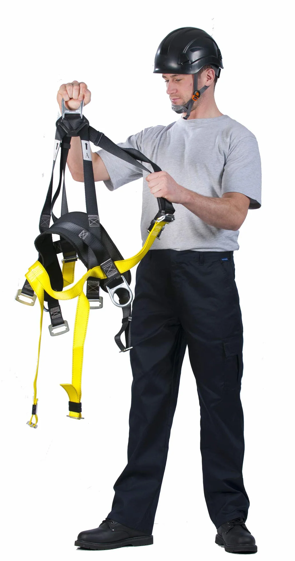Portwest FP15 Dwupunktowe Szelki Comfort Plus, Czarny