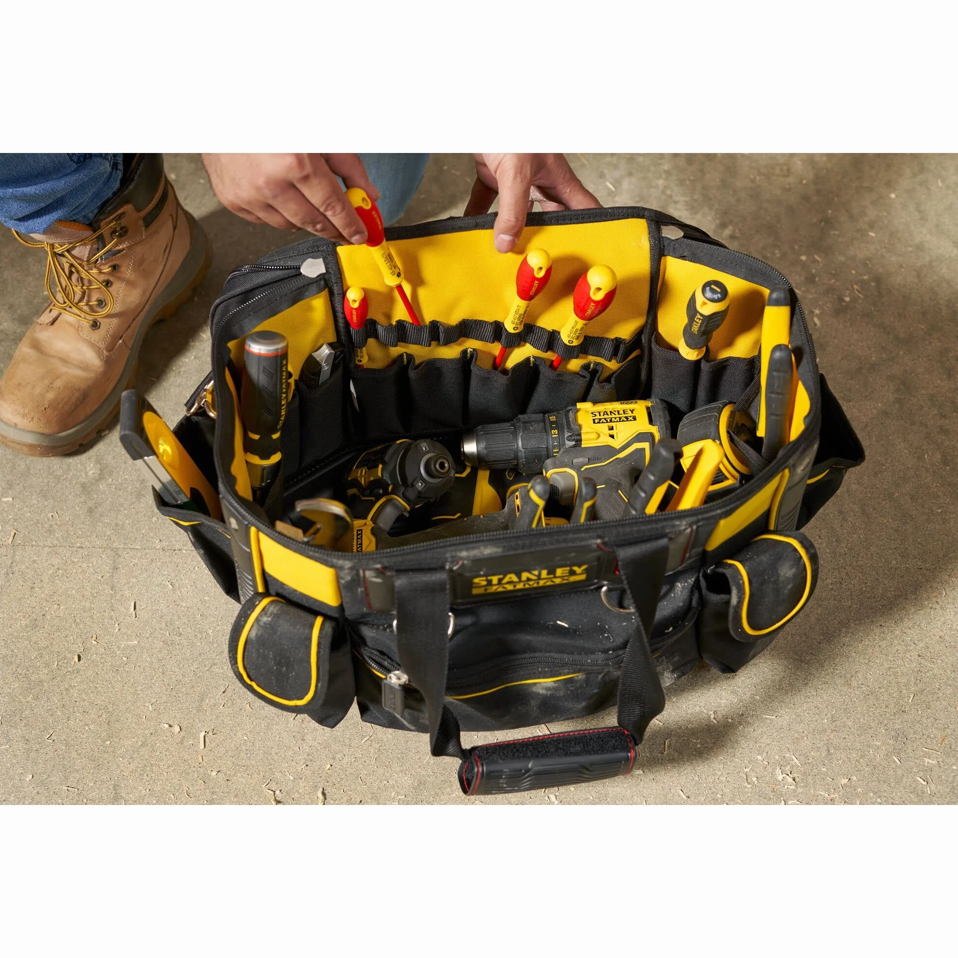 STANLEY Skuteczny Bolsa tapa redonda 50cm FatMax dla profesjonalistów i majsterkowiczów do codziennego użytku 50cm