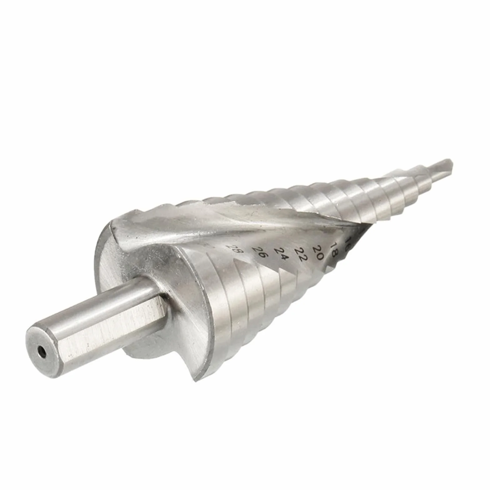 Wiertło stopniowe, 4-12 4-32 mm, wiertło pagodowe, wiertło sześciokątne, wiertło rdzeniowe, rowek spiralny, drewno, metal, przecinak do otworów (4-32 mm)