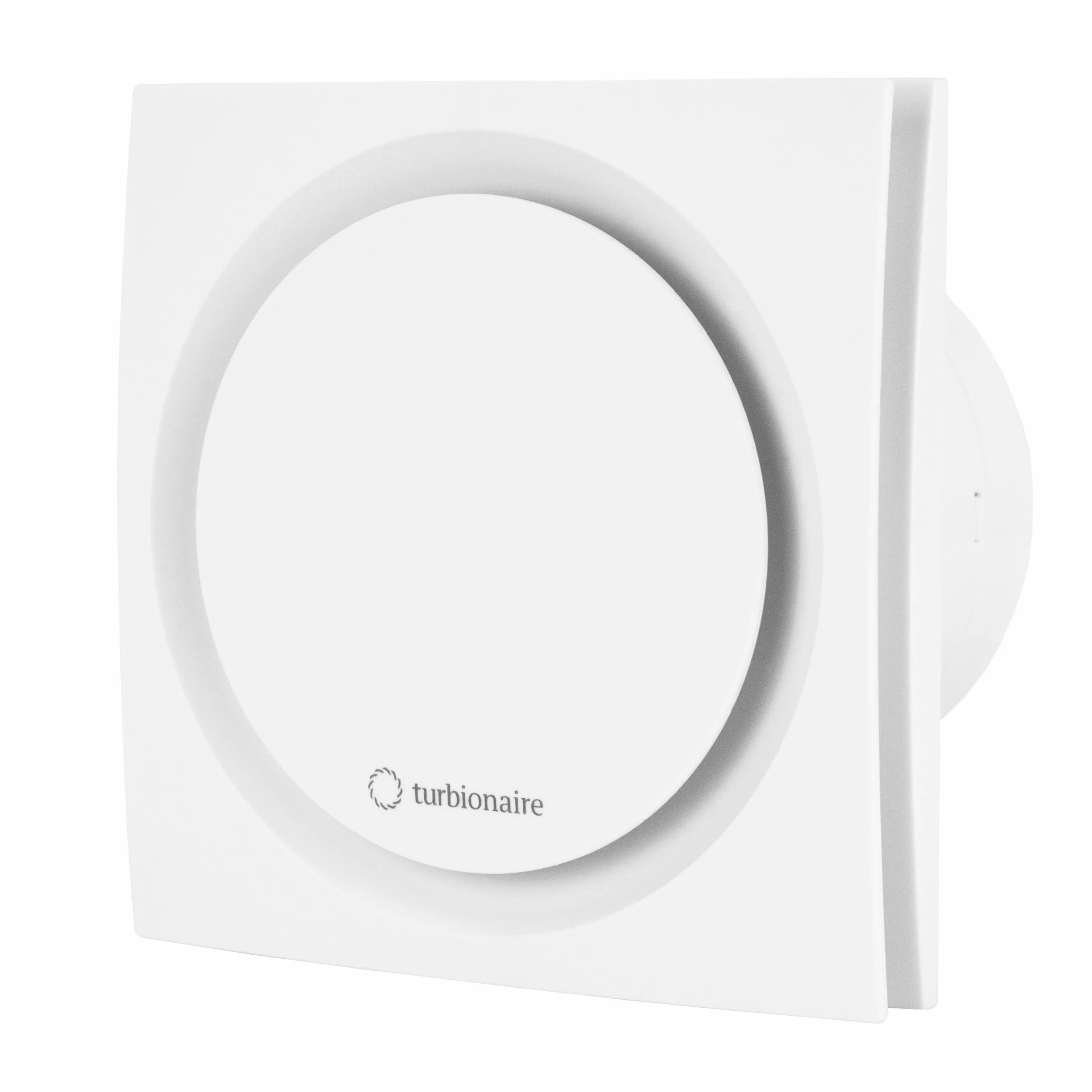 Turbionaire RING 120 SW – Wentylator Łazienkowy, Biały, Zawór Zwrotny, Ø120 mm, Cichy, Ochrona IPX4, Podwójne Zasysanie Powietrza – Frontalne i Okołoramowe