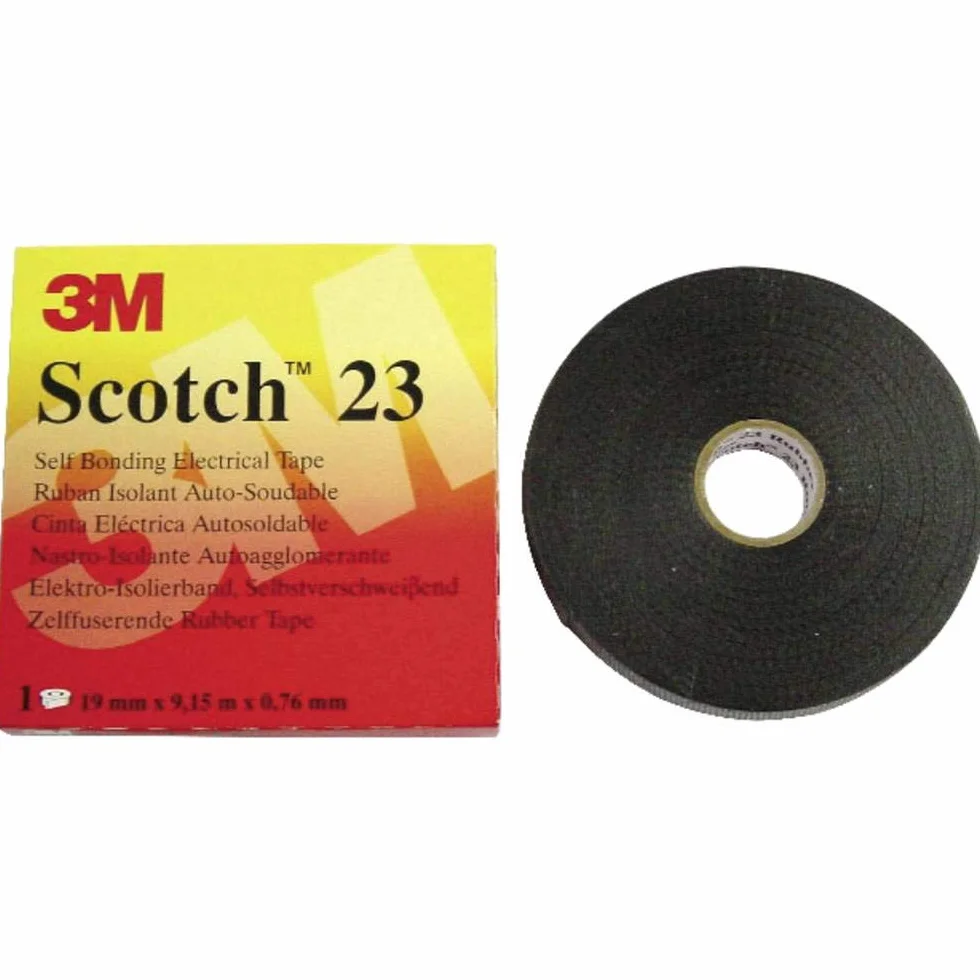 Samouszczelniająca taśma naprawcza (dł. x szer.) 9,15 m x 19 mm czarna guma etylenowo-propylenowa 3M Scotch 233M