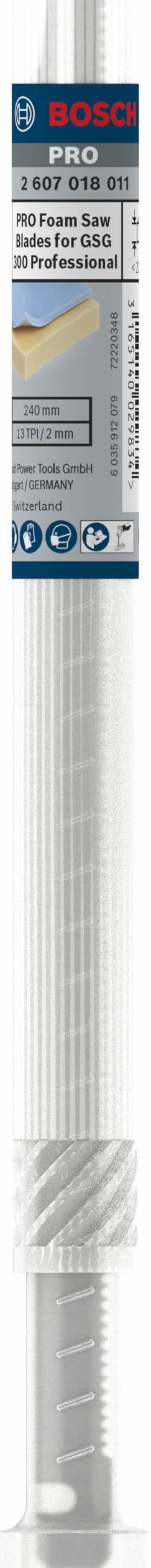 Bosch Brzeszczot PRO Foam GSG300 200 mm Piła do tworzyw piankowych