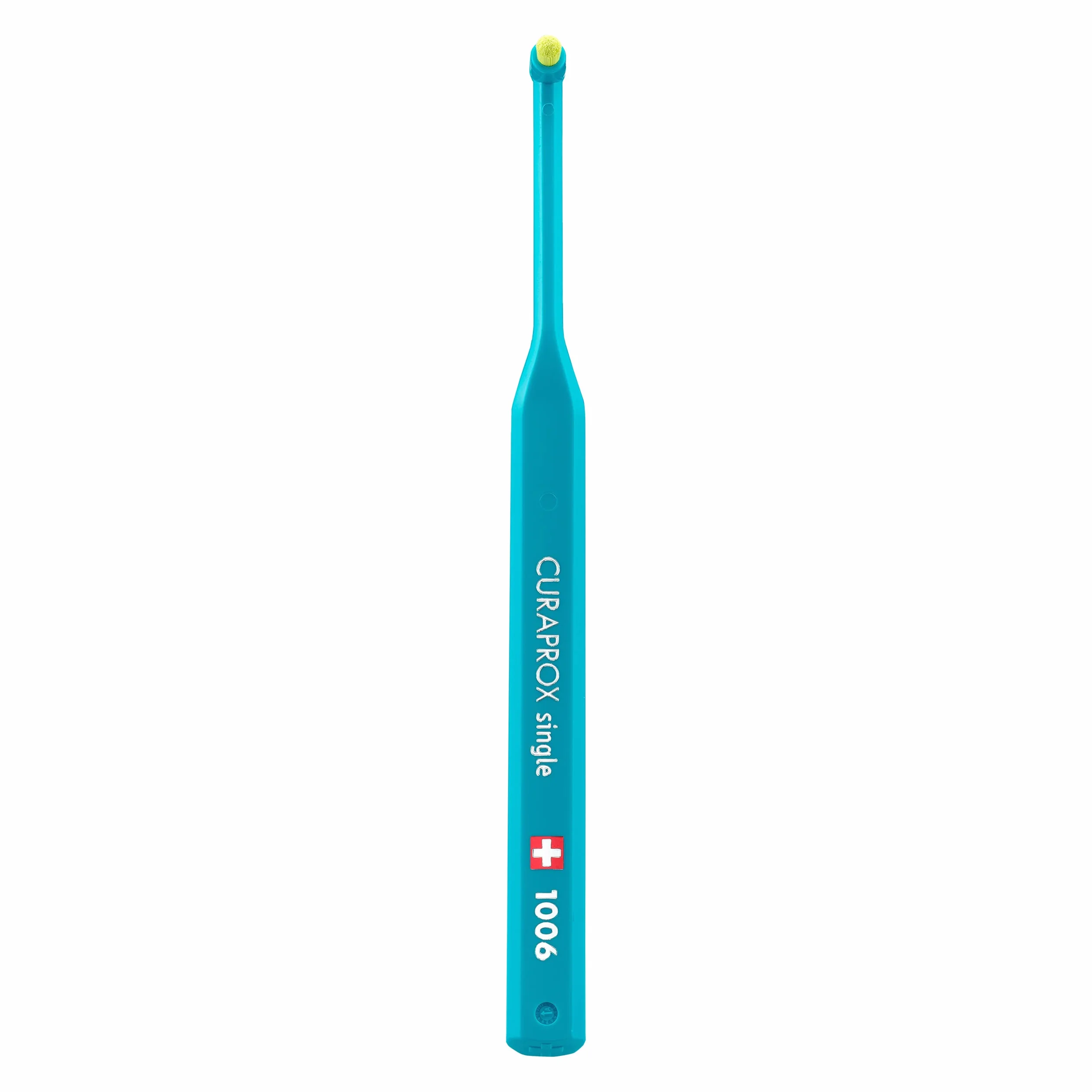 Curaprox CS 1006 pojedyncza Szczoteczka Do Zębów-ukierunkowane Czyszczenie linii dziąseł i aparatów ortodontycznych/Ultra-miękka pojedyncza Kępka | zaprojektowany w Szwajcarii