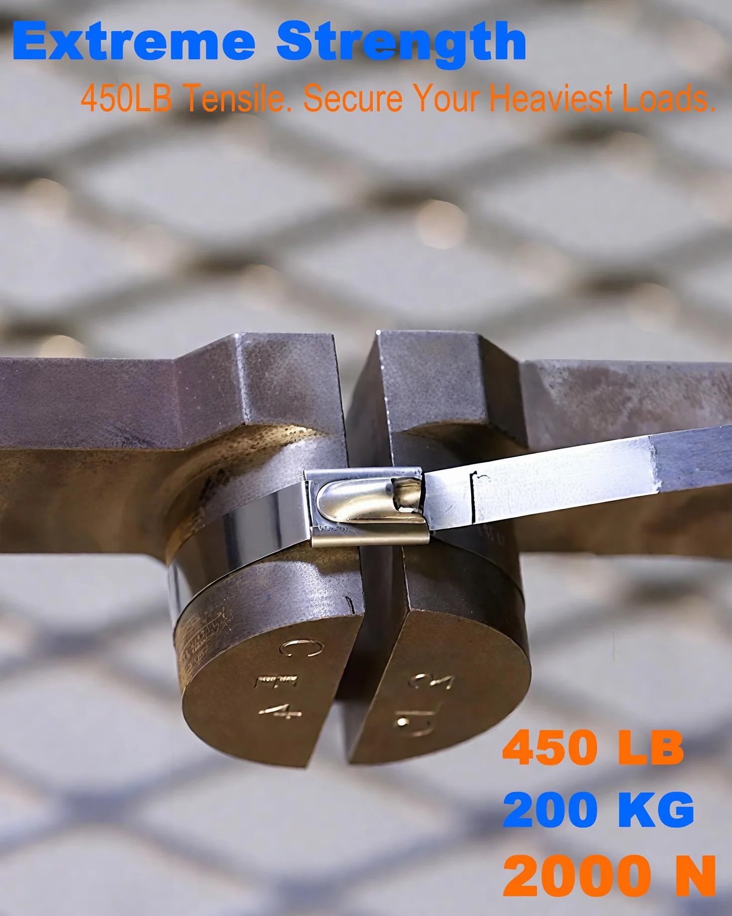 Poszerzone metalowe opaski zamkowe 100 szt., dł. 600 mm, szer. 7,9 mm, metalowe opaski kablowe do owijania wydechowego, odporne na wysokie temperatury opaski ogrodzeniowe.