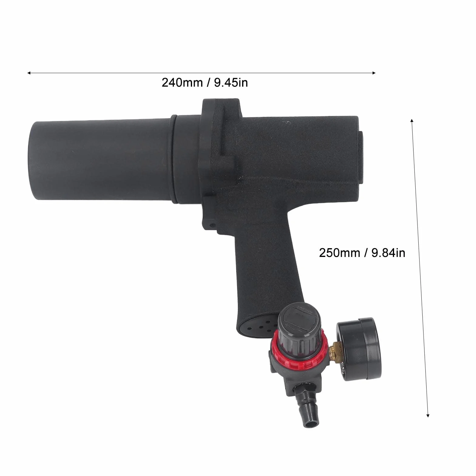 Generic Pneumatyczny Pistolet do Uszczelniania o Wysokiej Wydajności i Regulowanej Prędkości do Uszczelniania Szkła i Powierzchni Ceramicznych 310 Ml