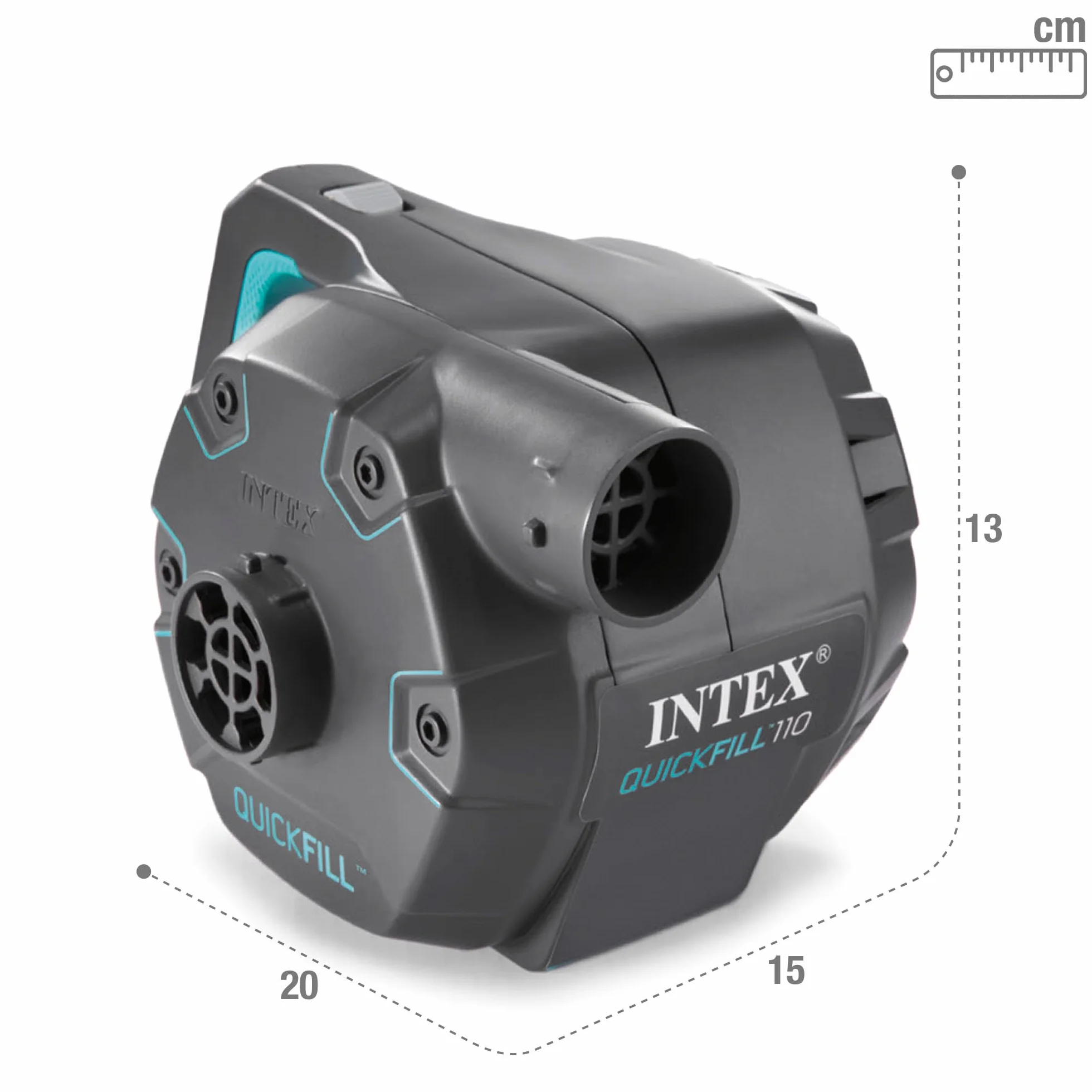 Intex Quick-Fill Ac Elektryczna Pompa, Czarno/Niebieski, 230 V