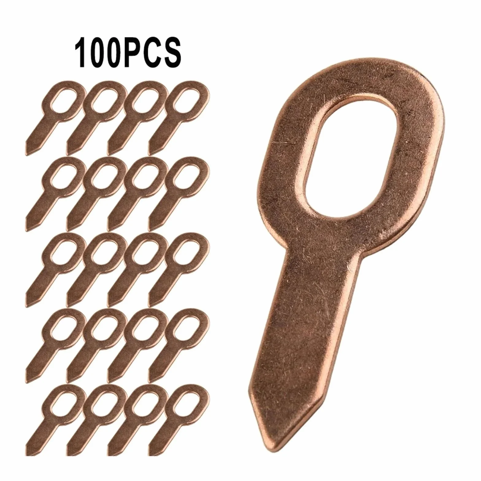 100 szt. pierścieni do usuwania wgnieceń do spawania punktowego, spawarki, narzędzi do ściągania paneli karoserii, podkładek, 55 mm, miedziowane akcesoria naprawcze