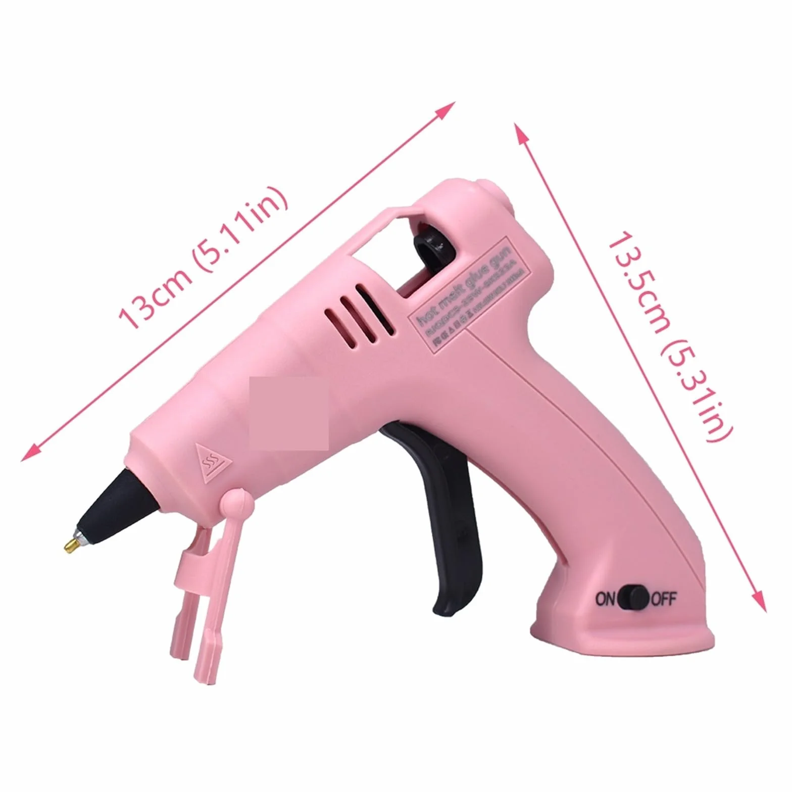 Pistolet Do Kleju Na GorąCo Bezprzewodowy Pistolet Do Klejenia Na Gorąco Dziecko Rękodzieło Domowe Naprawy DIY Użyj Kleju W Sztyfcie 7 Mm Bezprzewodowy Pistolet Do Klejenia 3,6 V 2000 MAh 60 Min Czas