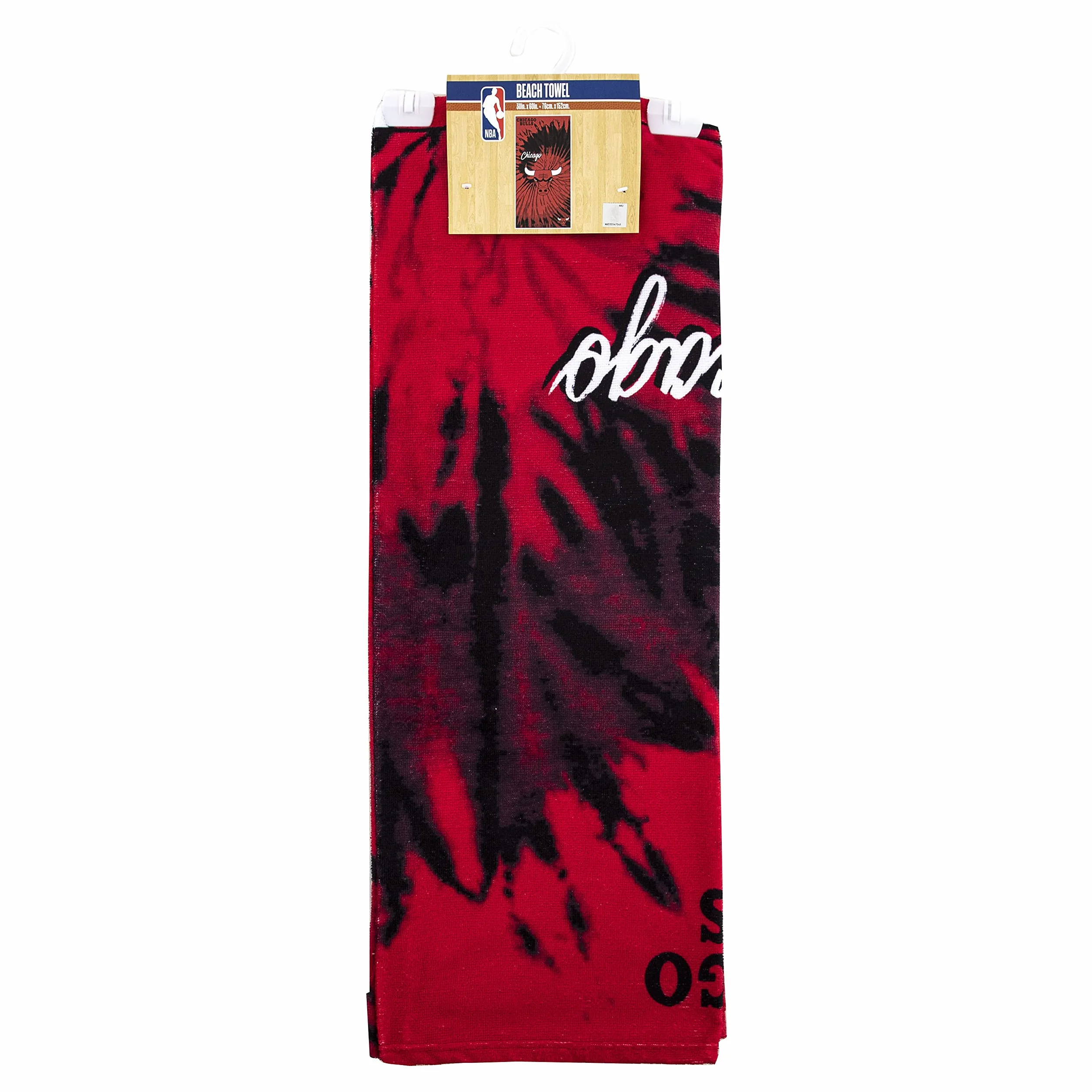 Northwest NBA Chicago Bulls Unisex - ręcznik plażowy dla dorosłych, 76 cm x 152 cm, psychodeliczny