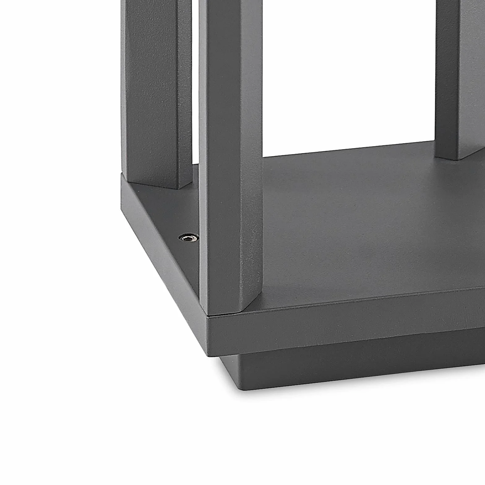oświetlenie zewnętrzne LED "Gamion" (nowoczesne) w kolorze srebrnym z aluminium (1 źródło światła) firmy PRIOS | lampa ogrodowa, oświetlenie ścieżki, lampa wielosłupowa, lampa drogowa, lampa