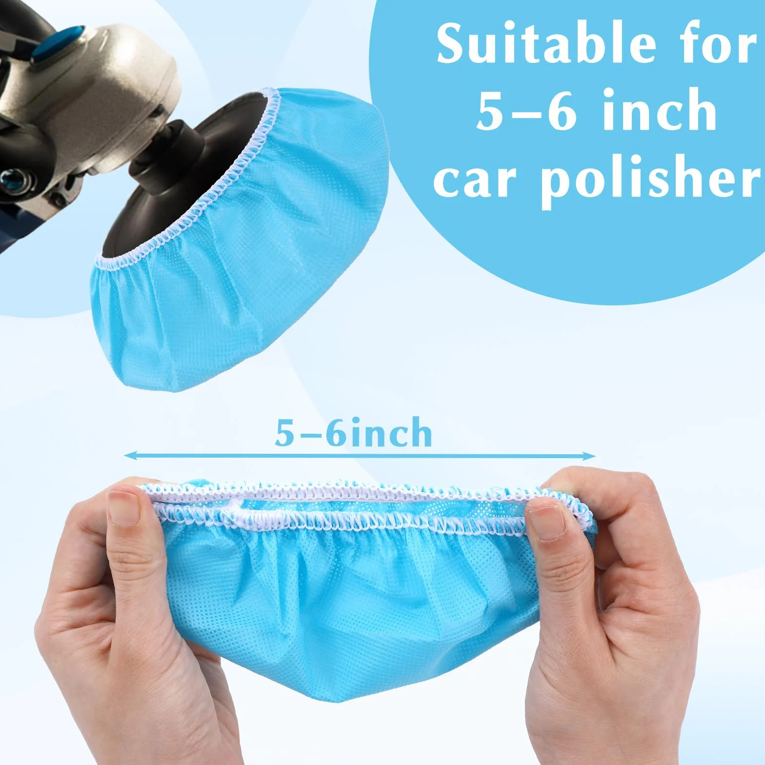 8 sztuk masek polerskich do samochodu Bonnet zestaw podkładek polerskich z miękkiej mikrofibry do masek silnika, bawełnianych masek woskowych, padów polerskich, do wielokrotnego użytku, do woskowania