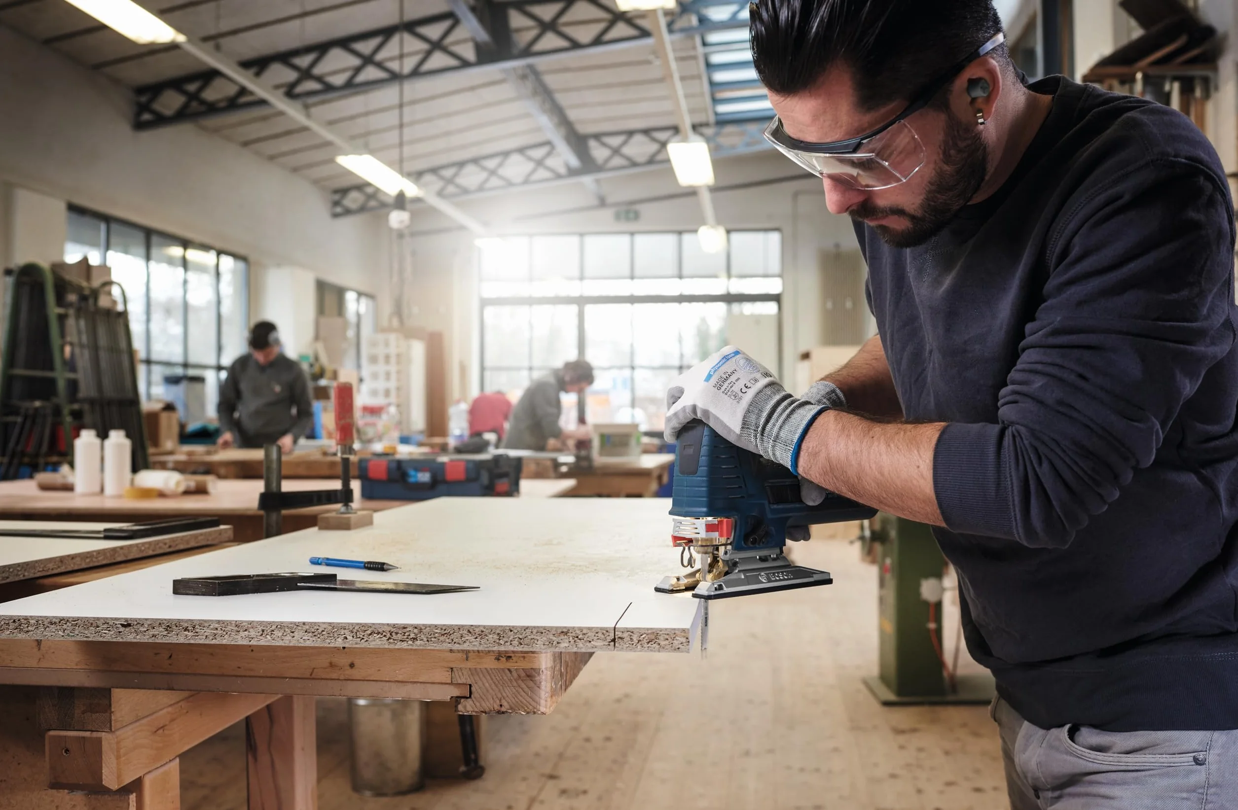Bosch 5x Brzeszczoty do wyrzynarki T 101 AO Clean for Wood (do Miękkie drewno, Sklejka, Długość 83 mm, Professional Akcesoria Wyrzynarka)