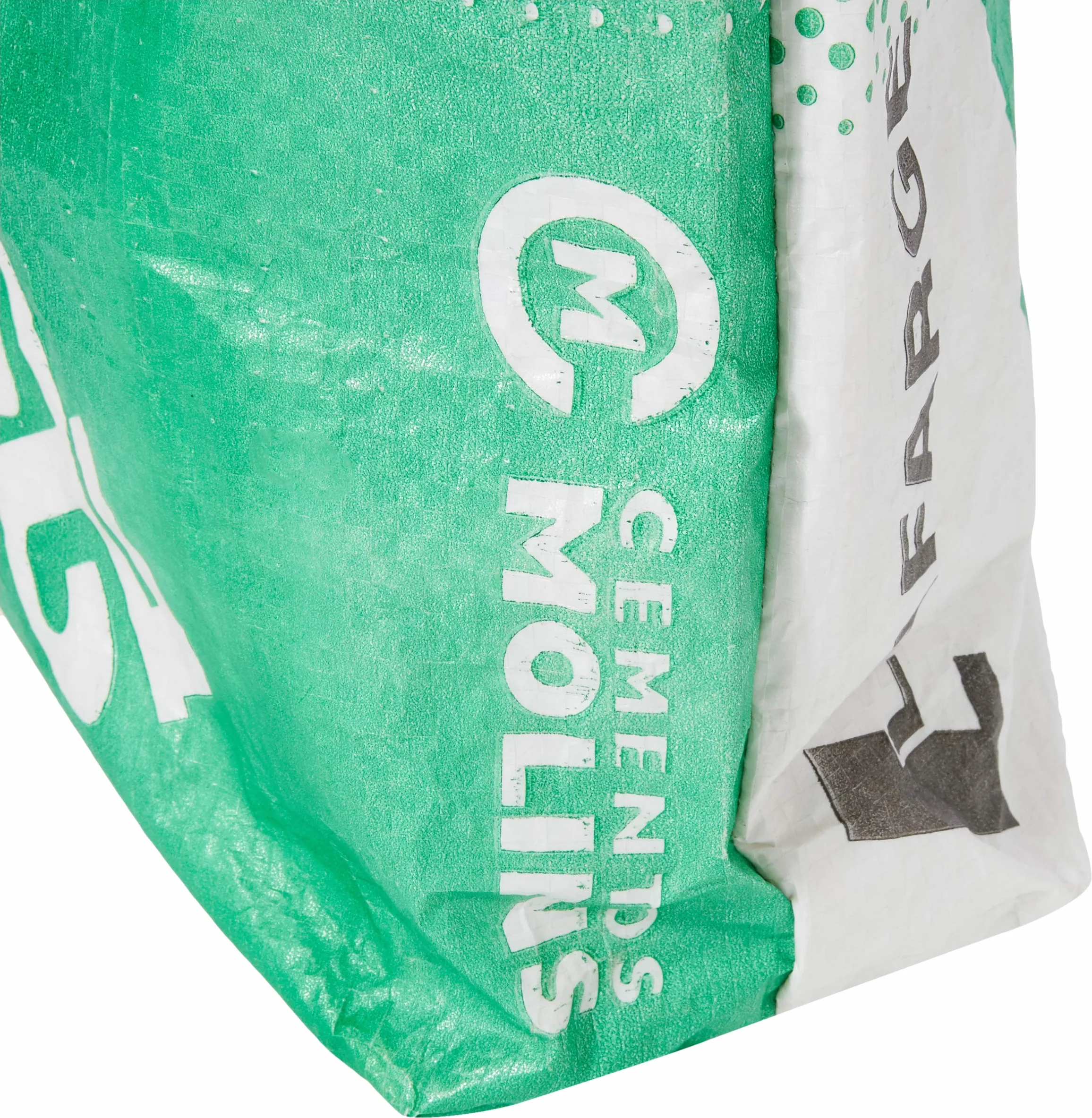 Zielona Torba Z Recyklingu Cementu Z Bawełną Podszewka 25 g