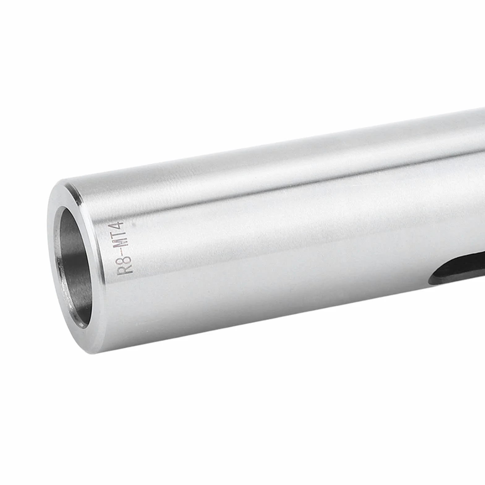 Adapter Stożkowy R8 na MT4 Adapter Wrzeciona R8 MT4 Trzpienia ze Stożkiem Morse'a Stal Stopowa Płaski Wygląd Odporność na korozję z Gwintem Dyszla 7/16 Cala 20 dla Chwytu