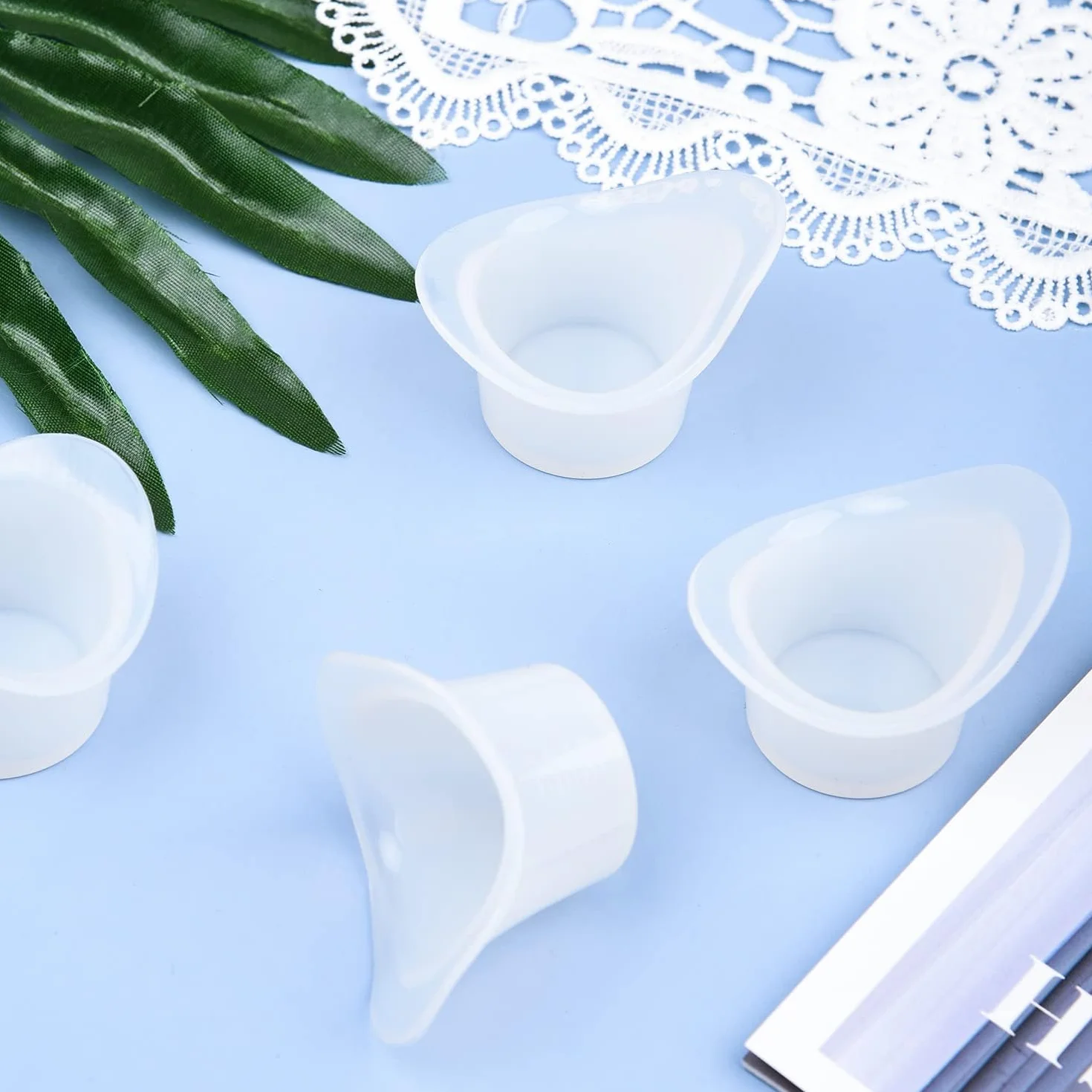 Silikonowe kubki do płukania oczu 4 sztuki 8 ml