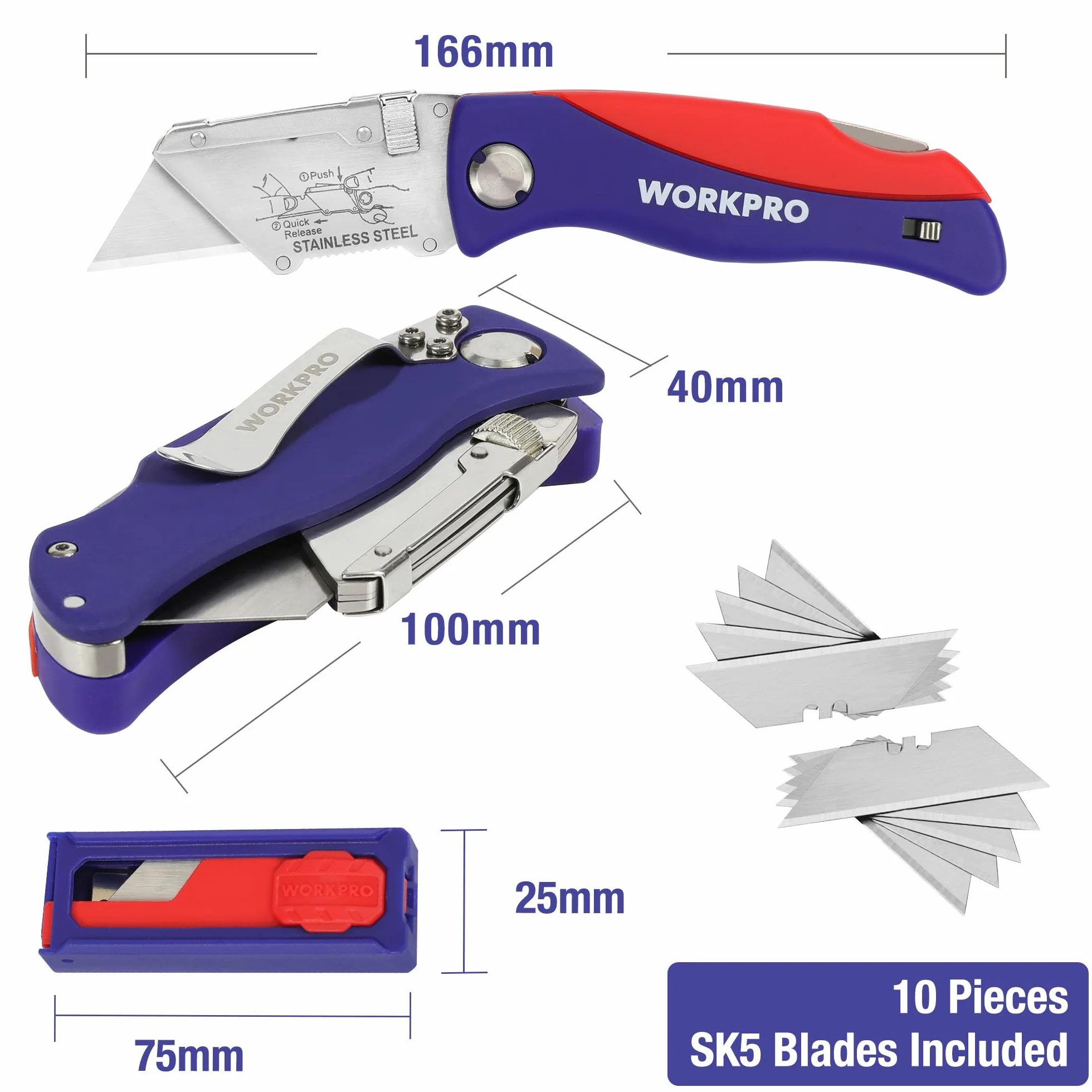 WORKPRO Klappmesser