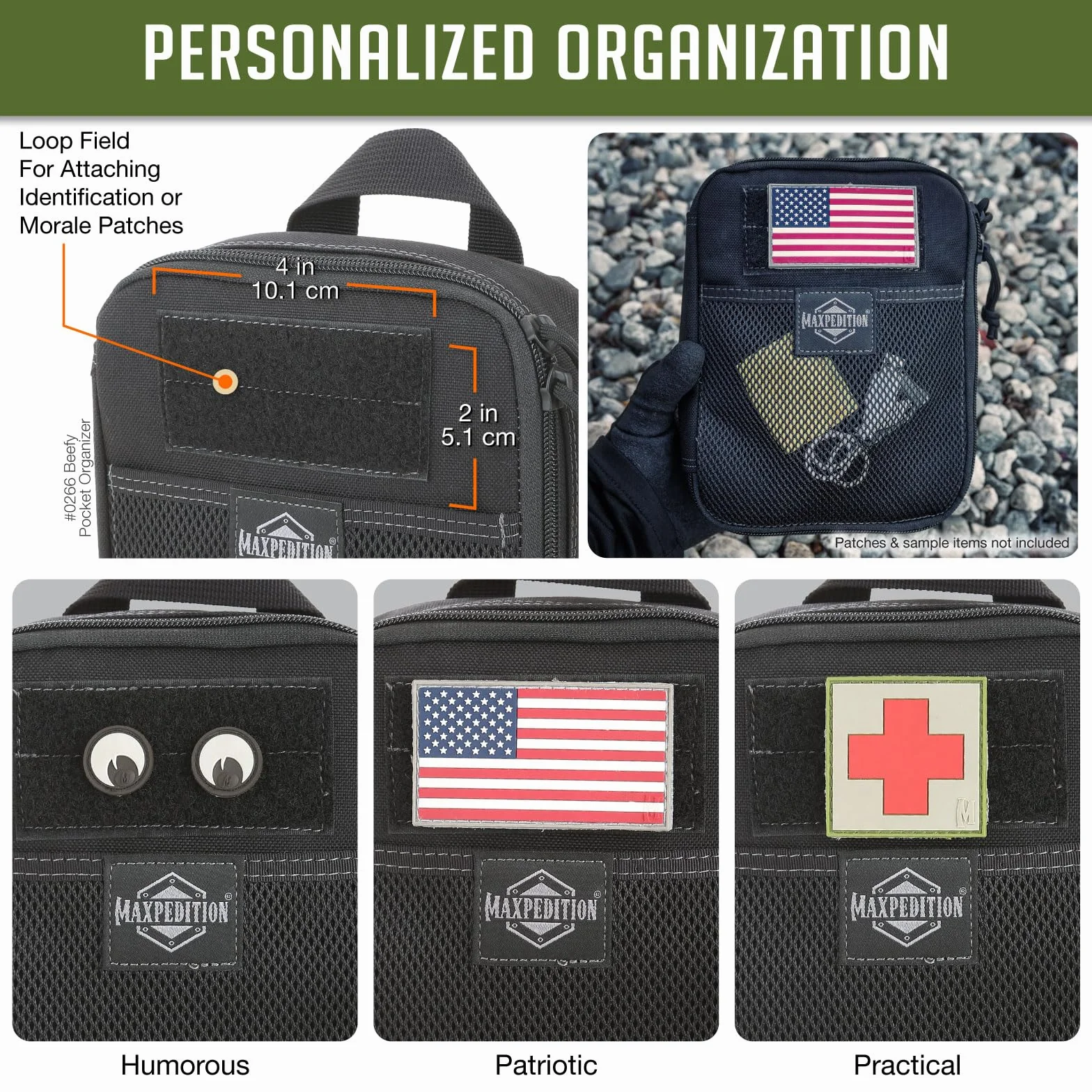 Maxpedition Hard-Use Gear 9006219-SSI Maxpedition Beefy organizer kieszonkowy czarny - wielokolorowy, nie dotyczy.