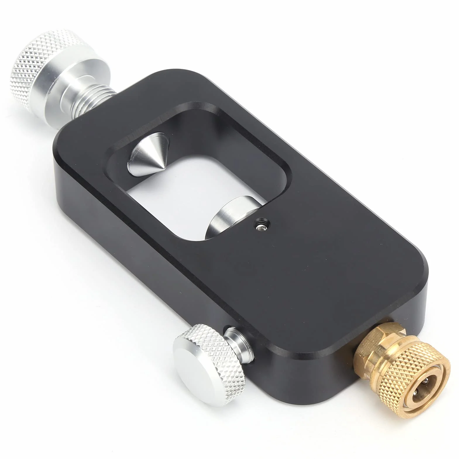 DIDEEP Adapter Butli do Napełniania Nurkowego, Aluminium Lotnicze - Adapter do Butli Nurkowej do Transportu Tlenu - Duża do Małej Butelki - Interfejs: 8 MM - Konwerter